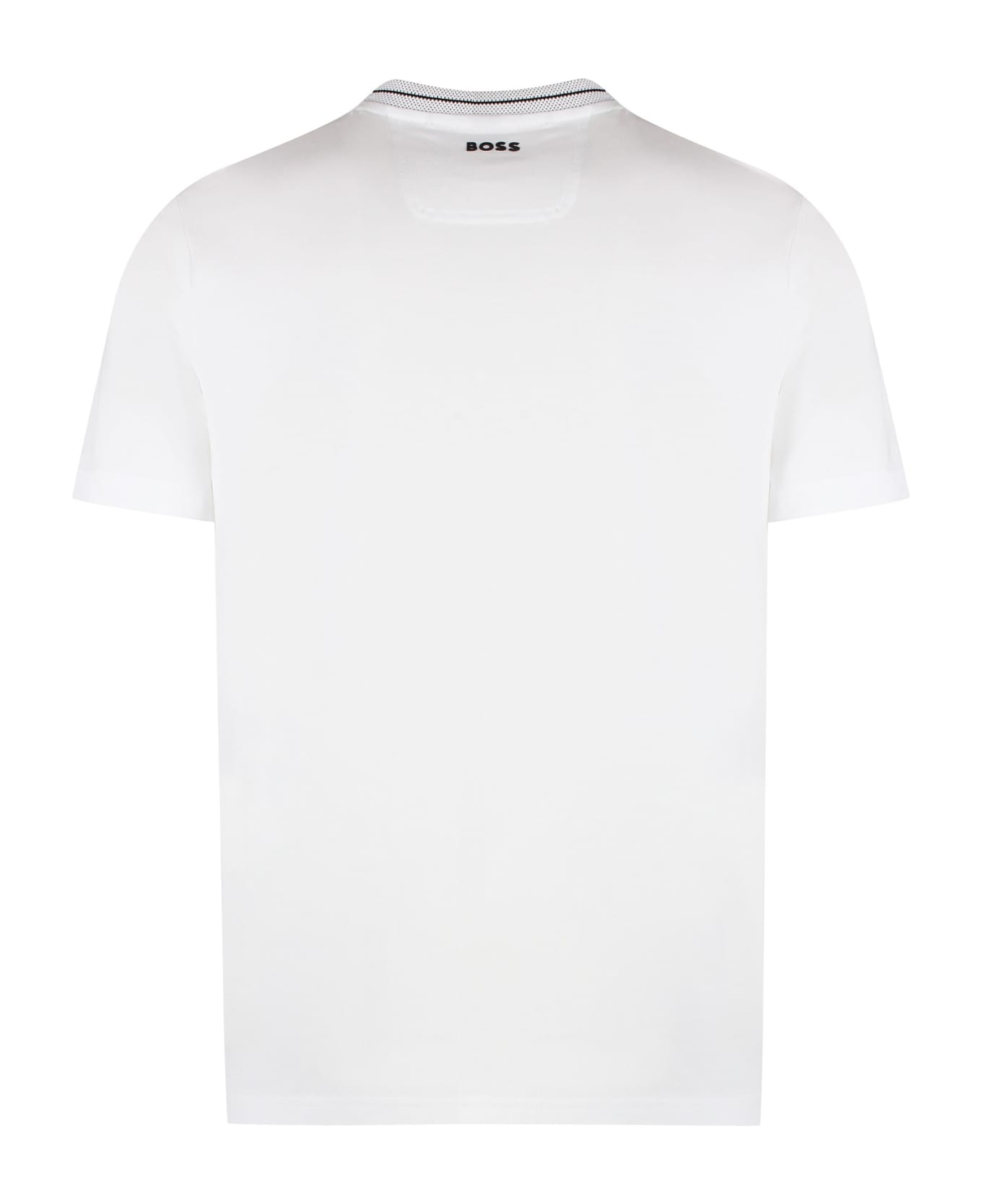 Hugo Boss Cotton Crew-neck T-shirt - White シャツ