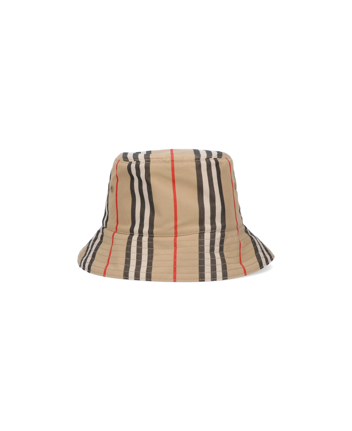 Burberry Vintage Check Cotton Bucket Hat - Beige