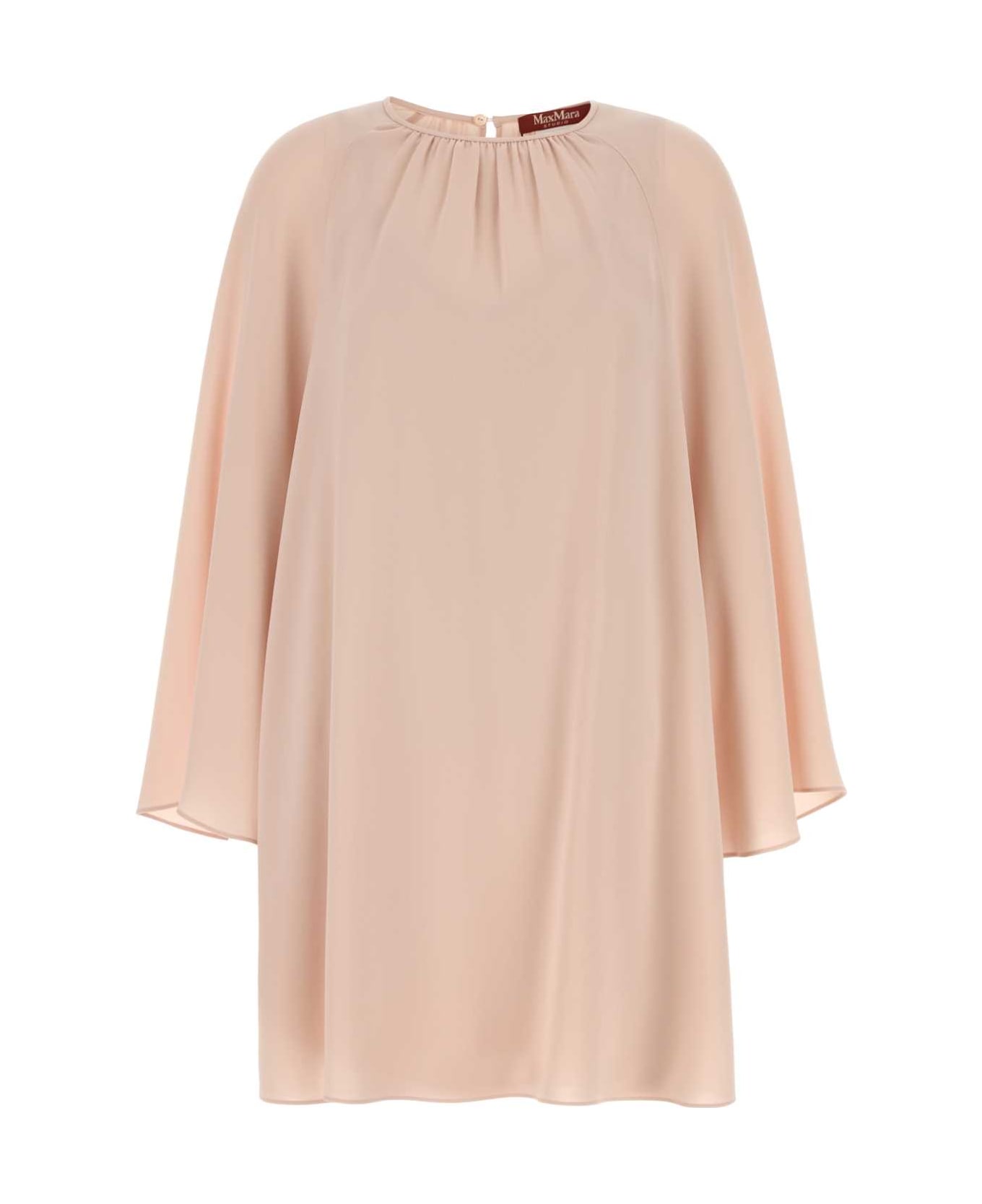 Max Mara Studio Pink Triacetate Blend Madia Dress - NUDE