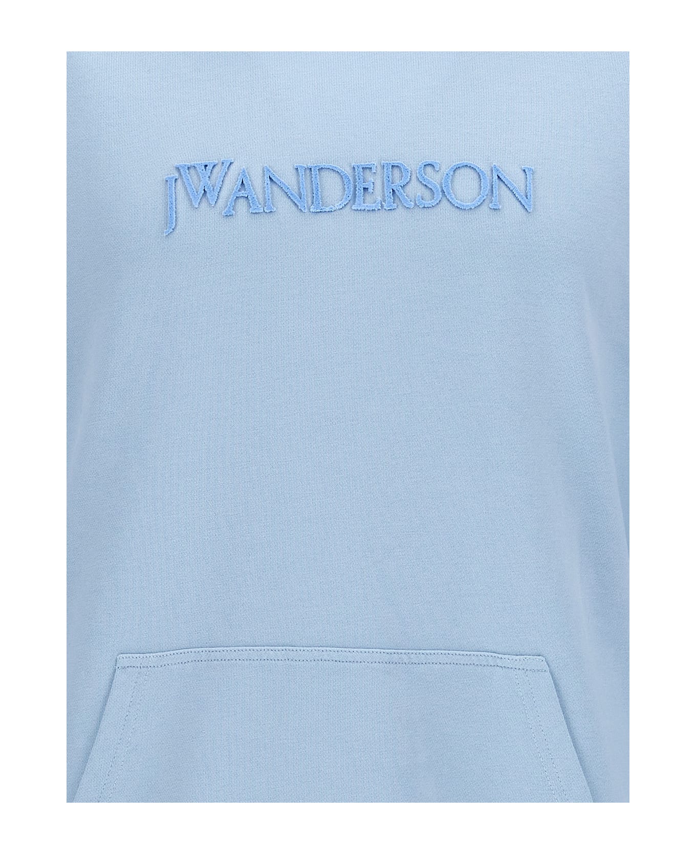 J.W. Anderson Logo Embroidery Hoodie - Blue