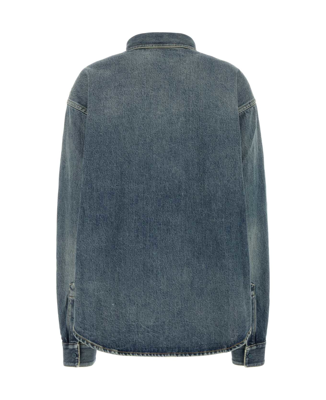 Balenciaga Denim Shirt - Blu