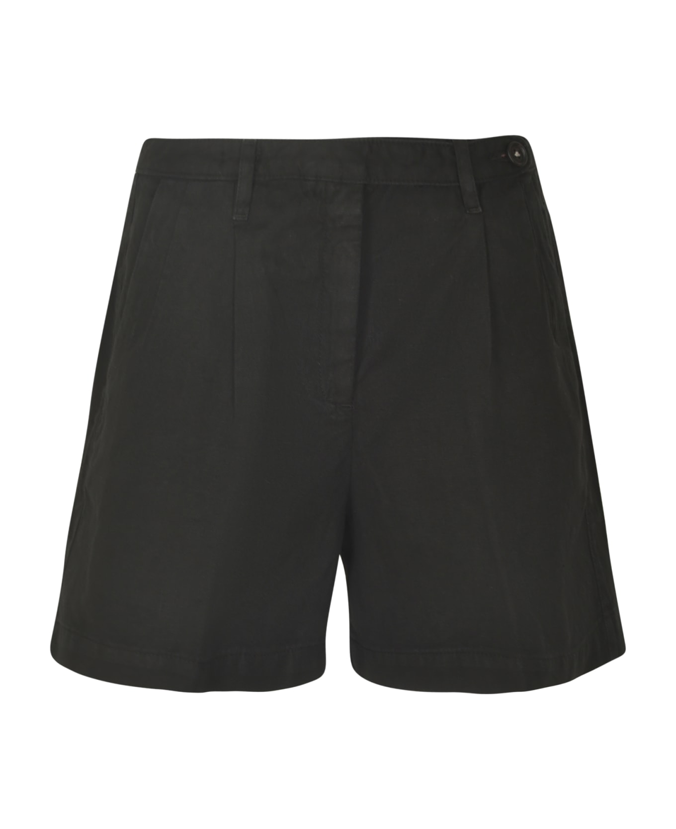 Massimo Alba Wrap Buttoned Shorts - Black ショートパンツ