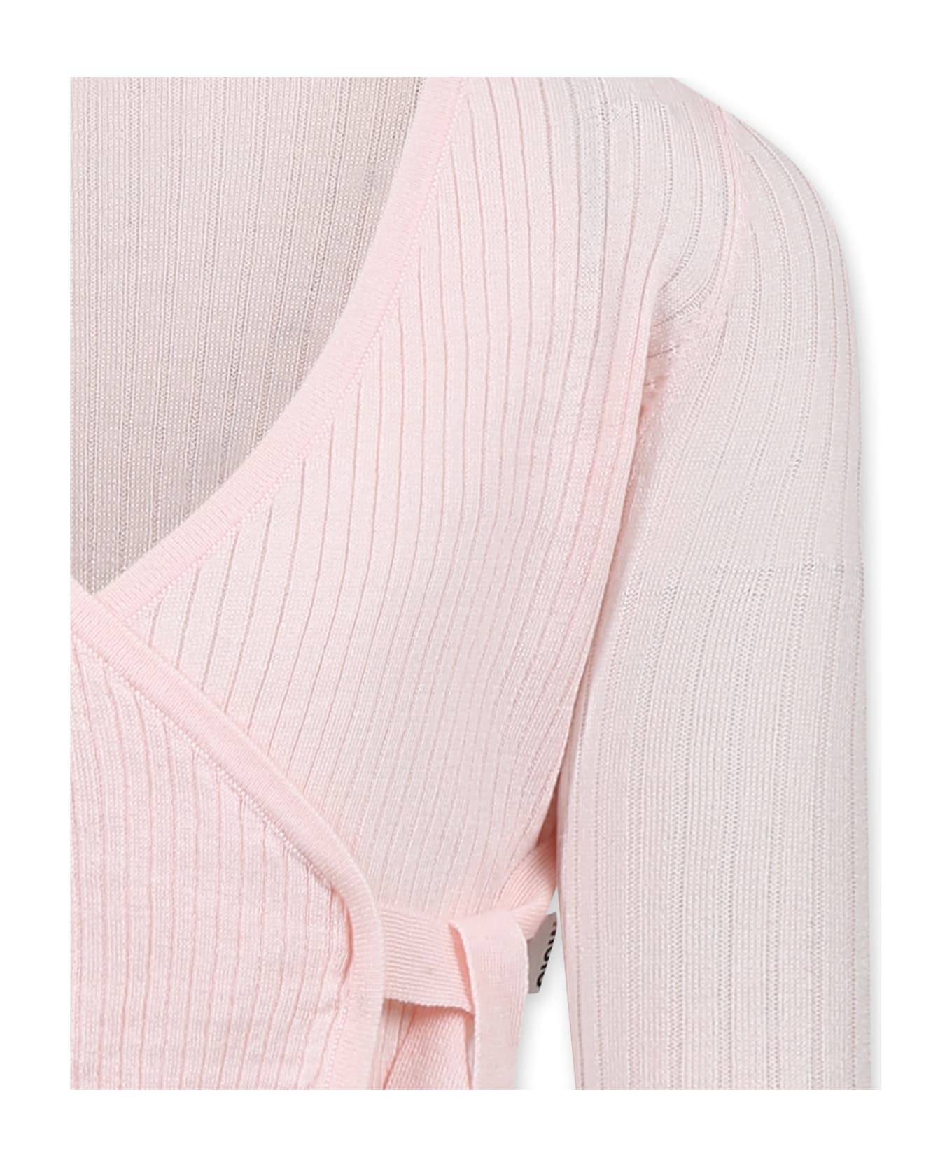 Molo Pink Cardigan For Girl - Pink