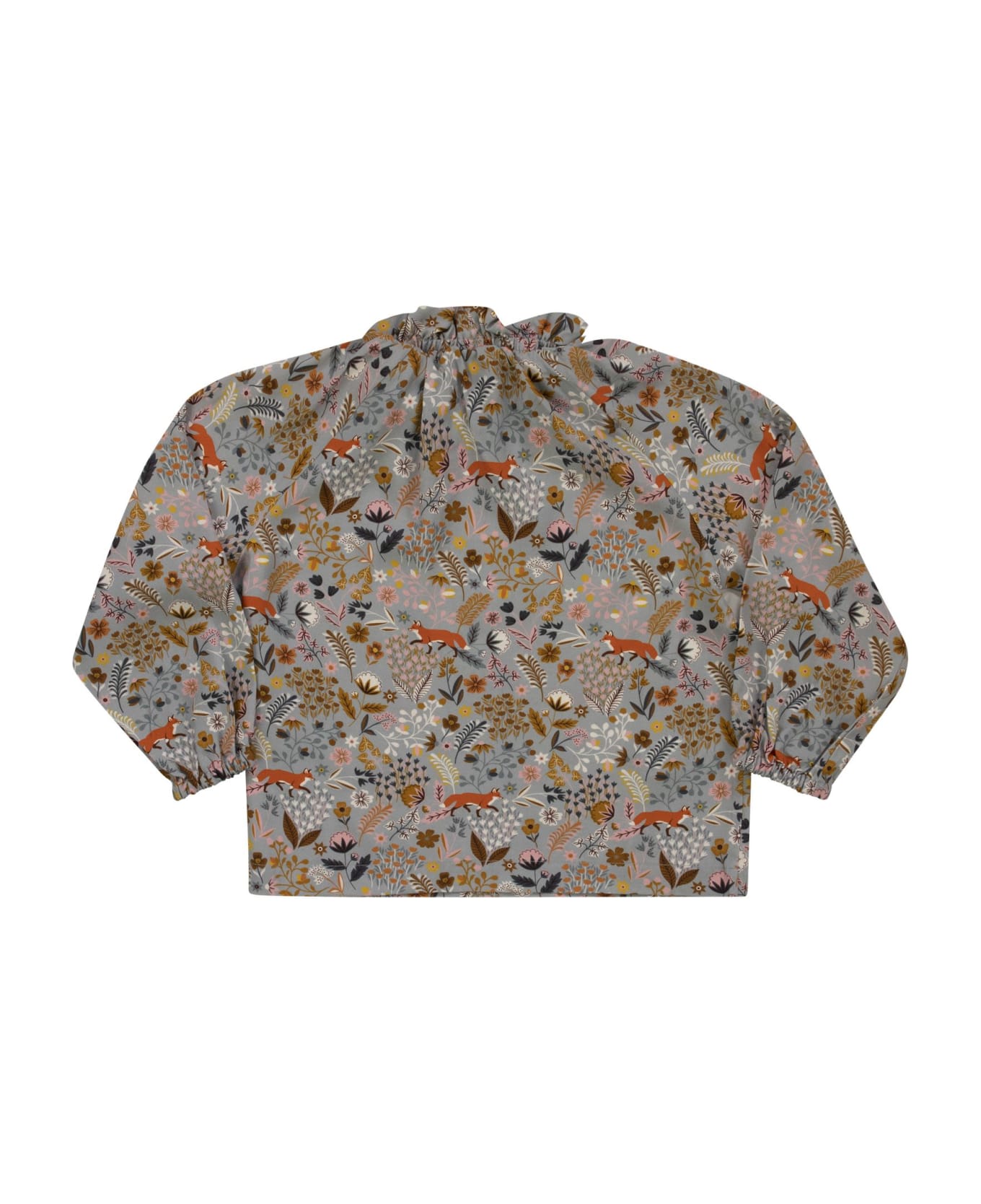 Il Gufo Fox Patterned Shirt - Grey