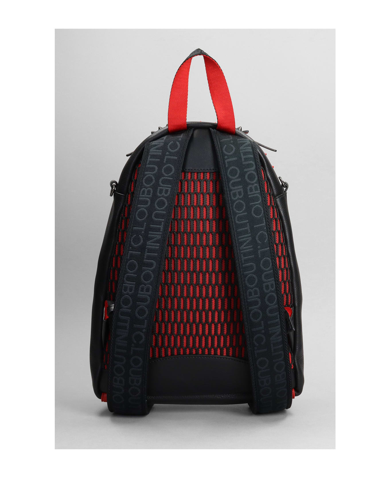 Christian Louboutin Backpack In Black Leather - black