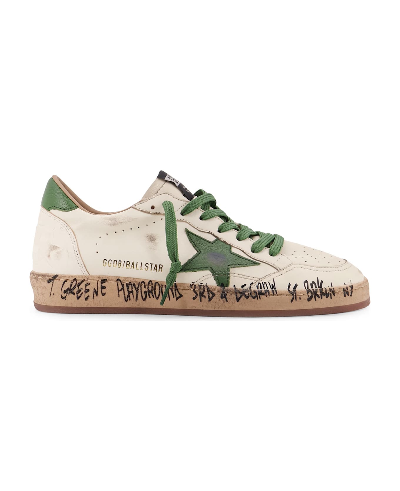 Golden Goose Ball Star Low-top Leather Sneakers - White