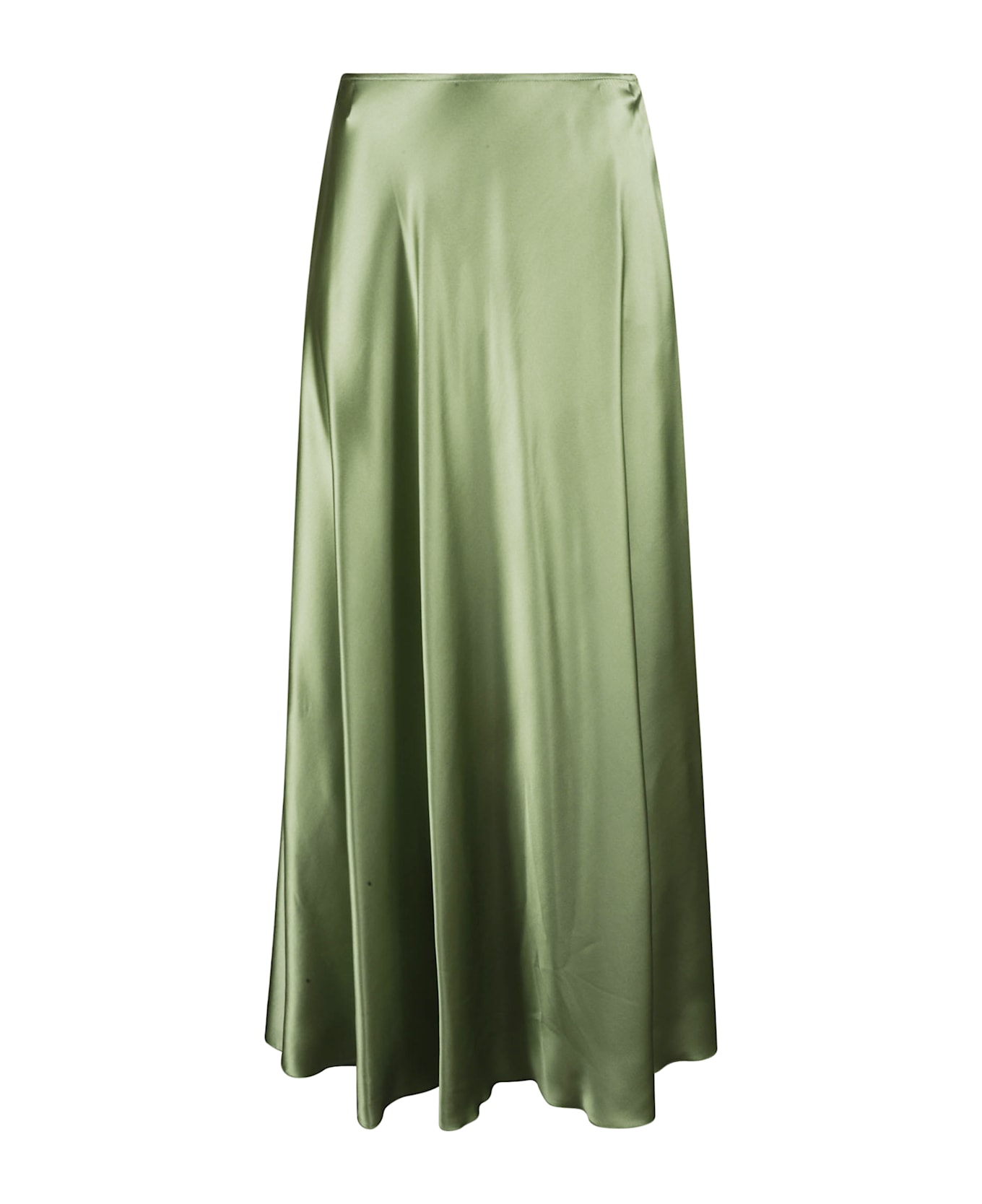 Ermanno Scervino Shiny Flare Skirt - Green