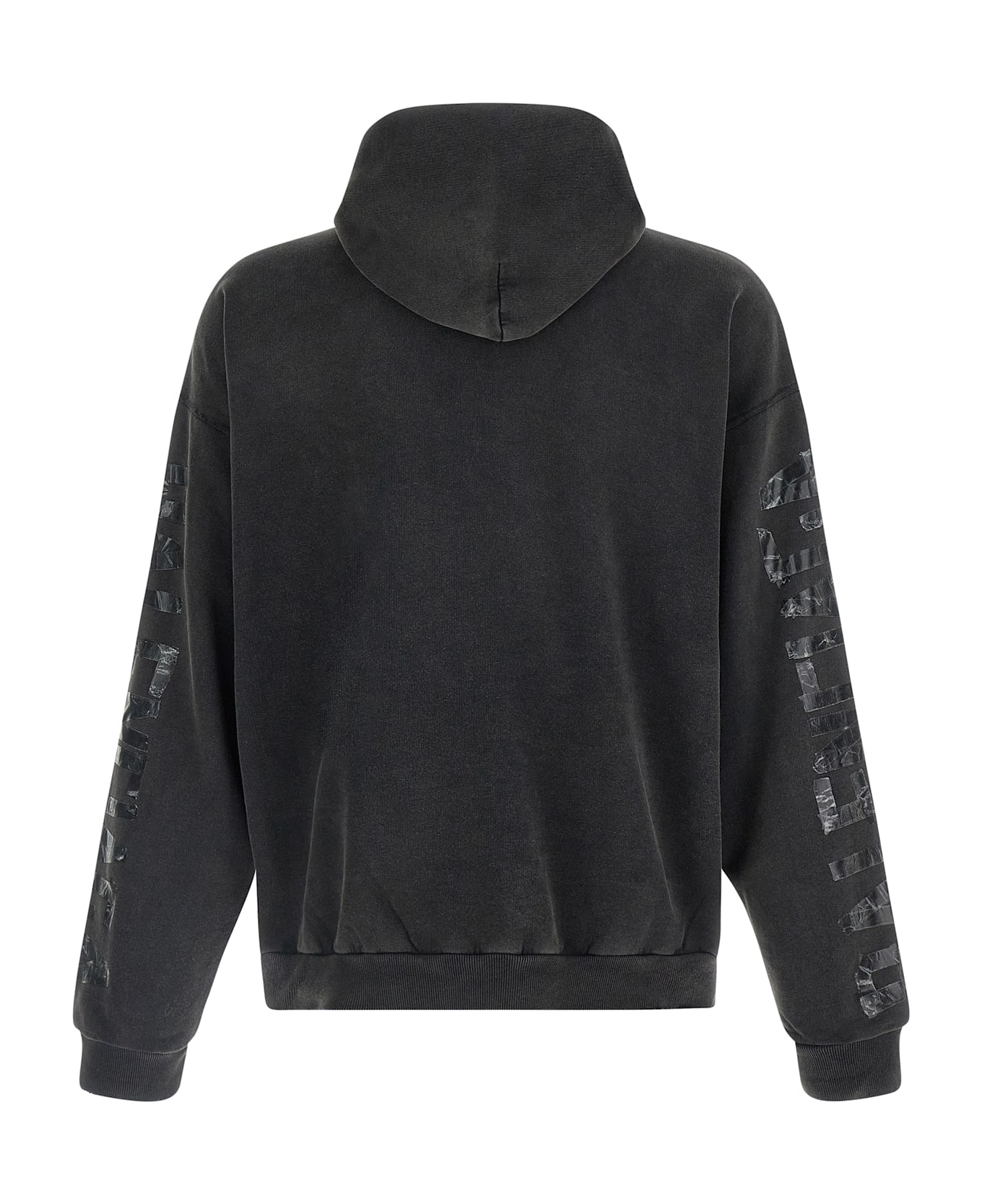 Balenciaga 
transparent Tape
 Hoodie - Black  