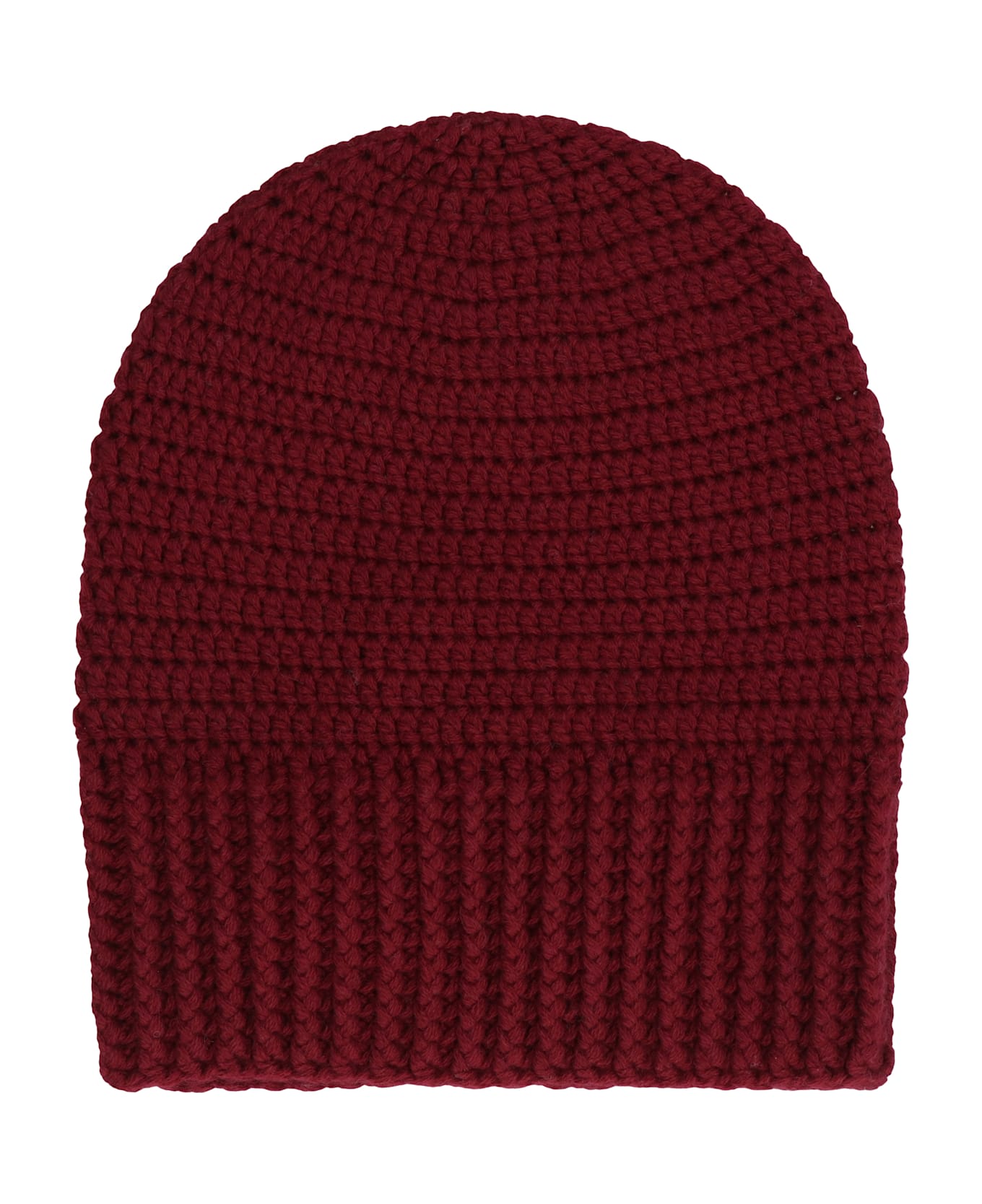 Malo Knitted Beanie - Burgundy
