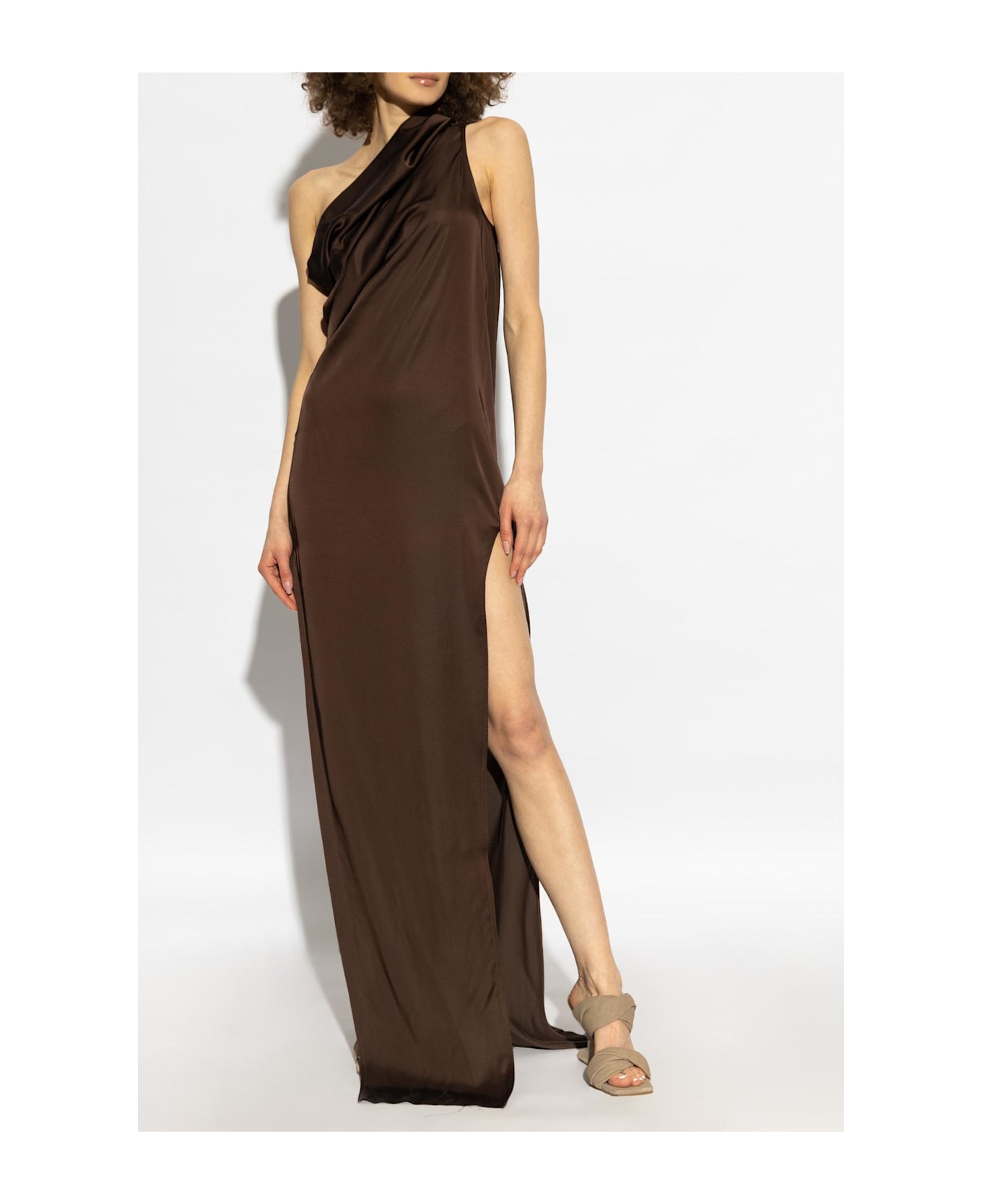 Rick Owens Dress Athena - Marrone
