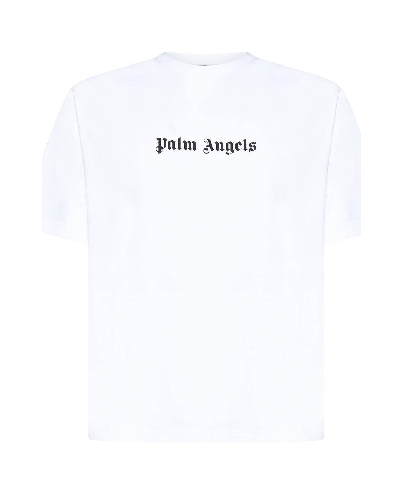 Palm Angels Logo-print Crew-neck T-shirt - White Blac シャツ