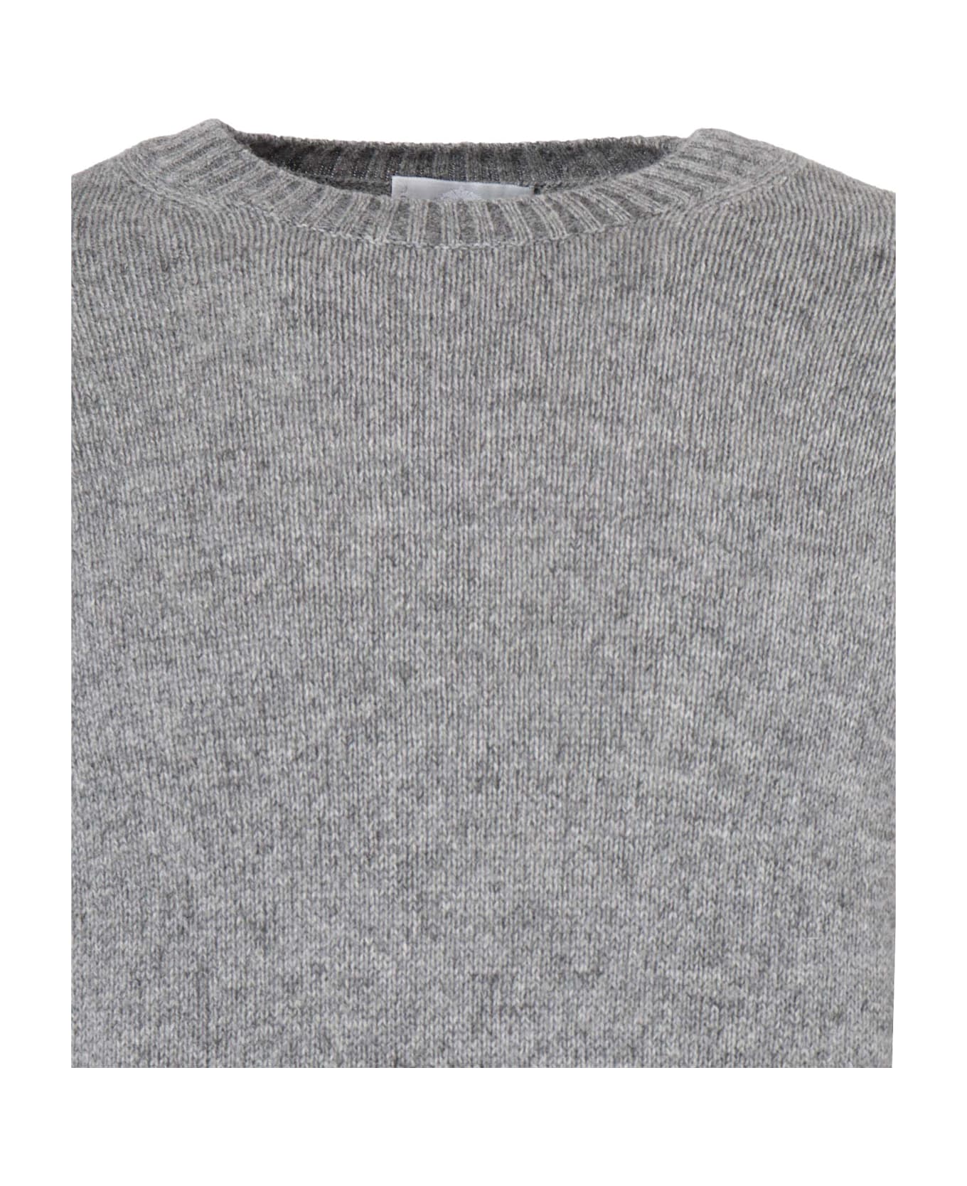 Settefili Cashmere Alpaca Vanis 2 F Crew Neck Sweater - GREY