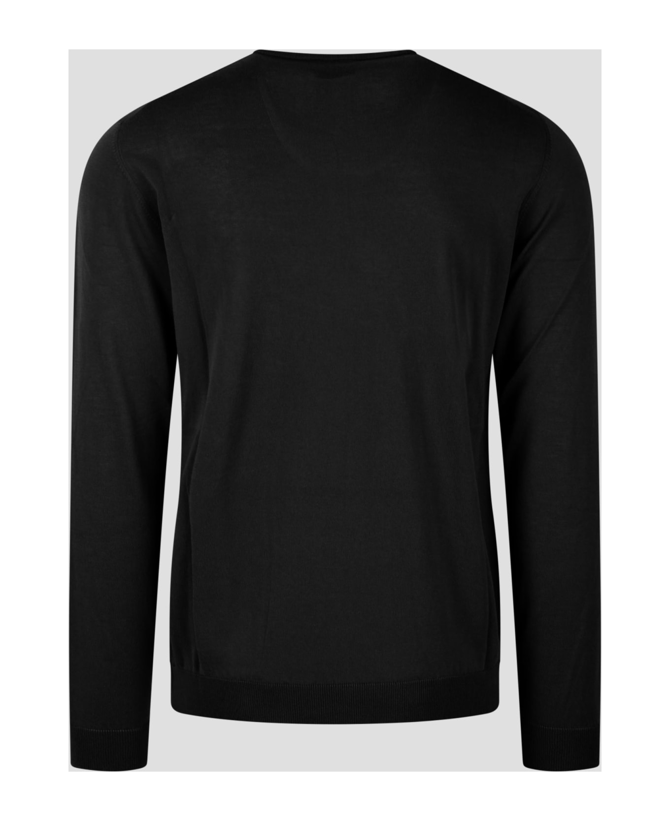 Roberto Collina Cotton Crewneck Sweater - Black