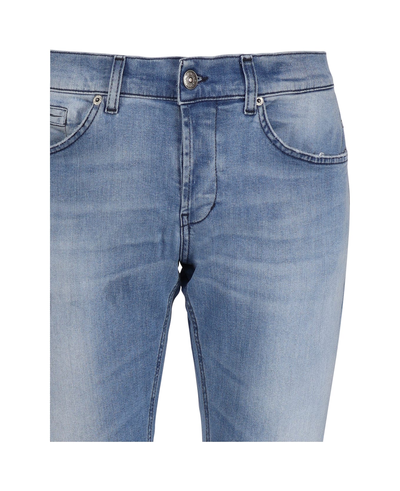 Dondup Skinny George Jeans In Stretch Denim - Blu