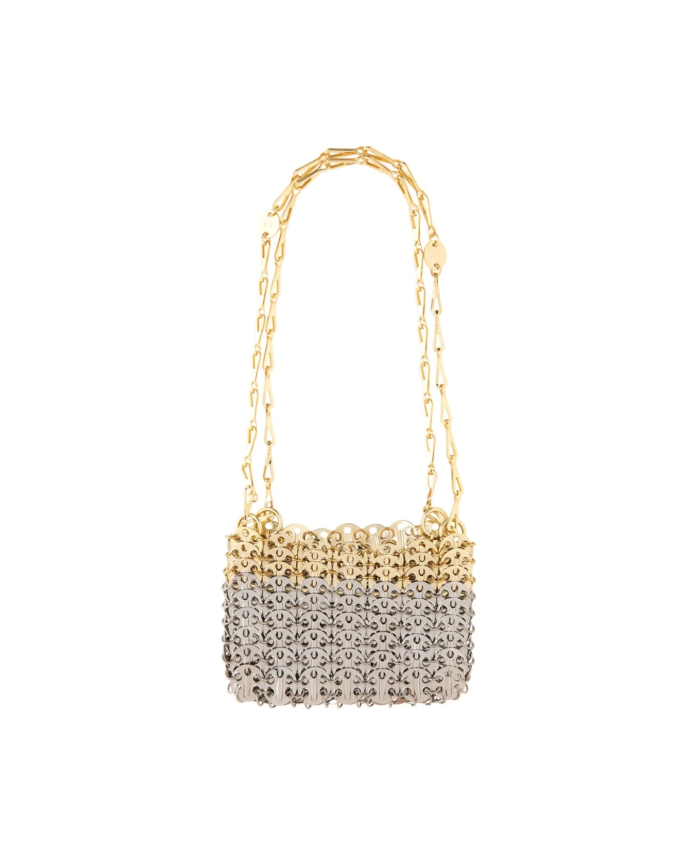 Paco Rabanne Bag "1969" Nano Skyline - SILVER