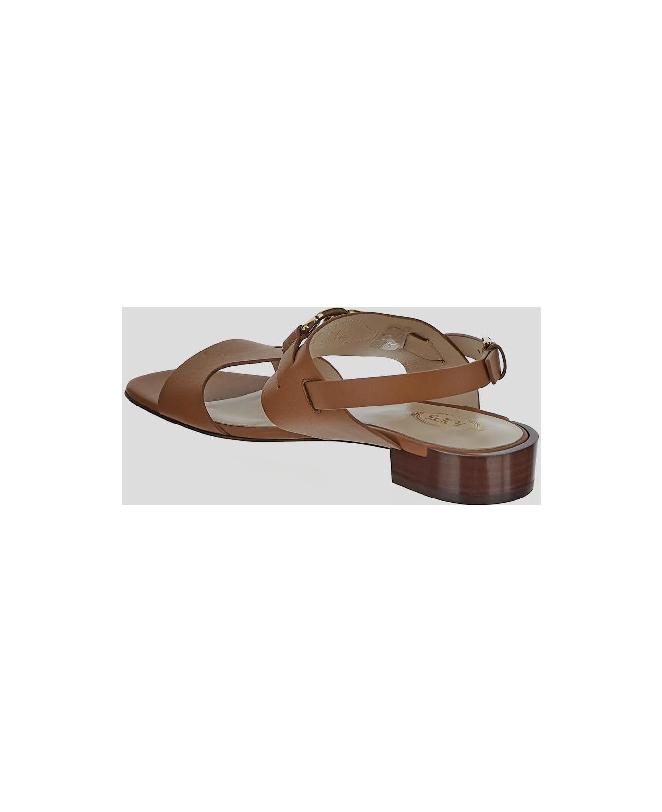 Tod's Logo Engraved Buckle Fastened Sandals