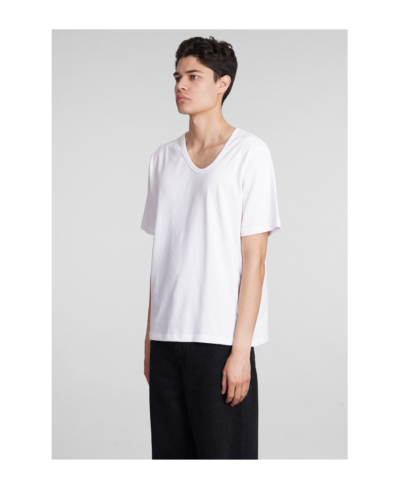 Séfr T-shirt In White Cotton - white