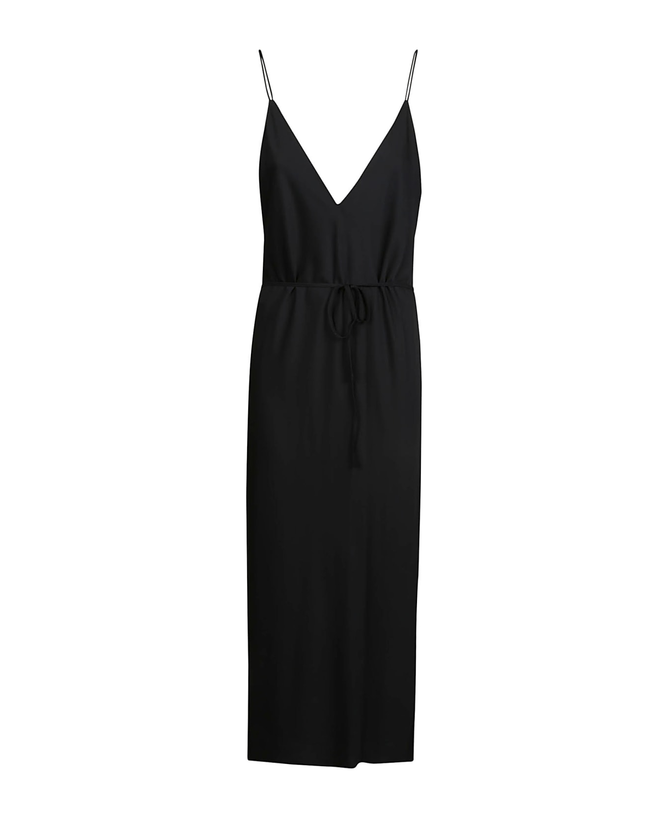 Calvin Klein Recycled Cdc Midi Slip Dress - Beh Ck Black