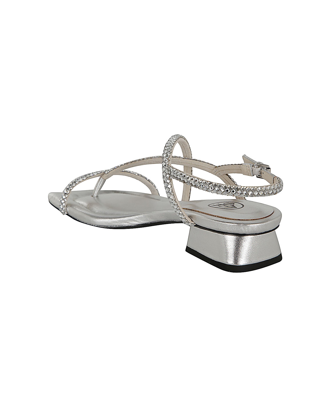 Ash Isla02 Sandals - Silver Talc