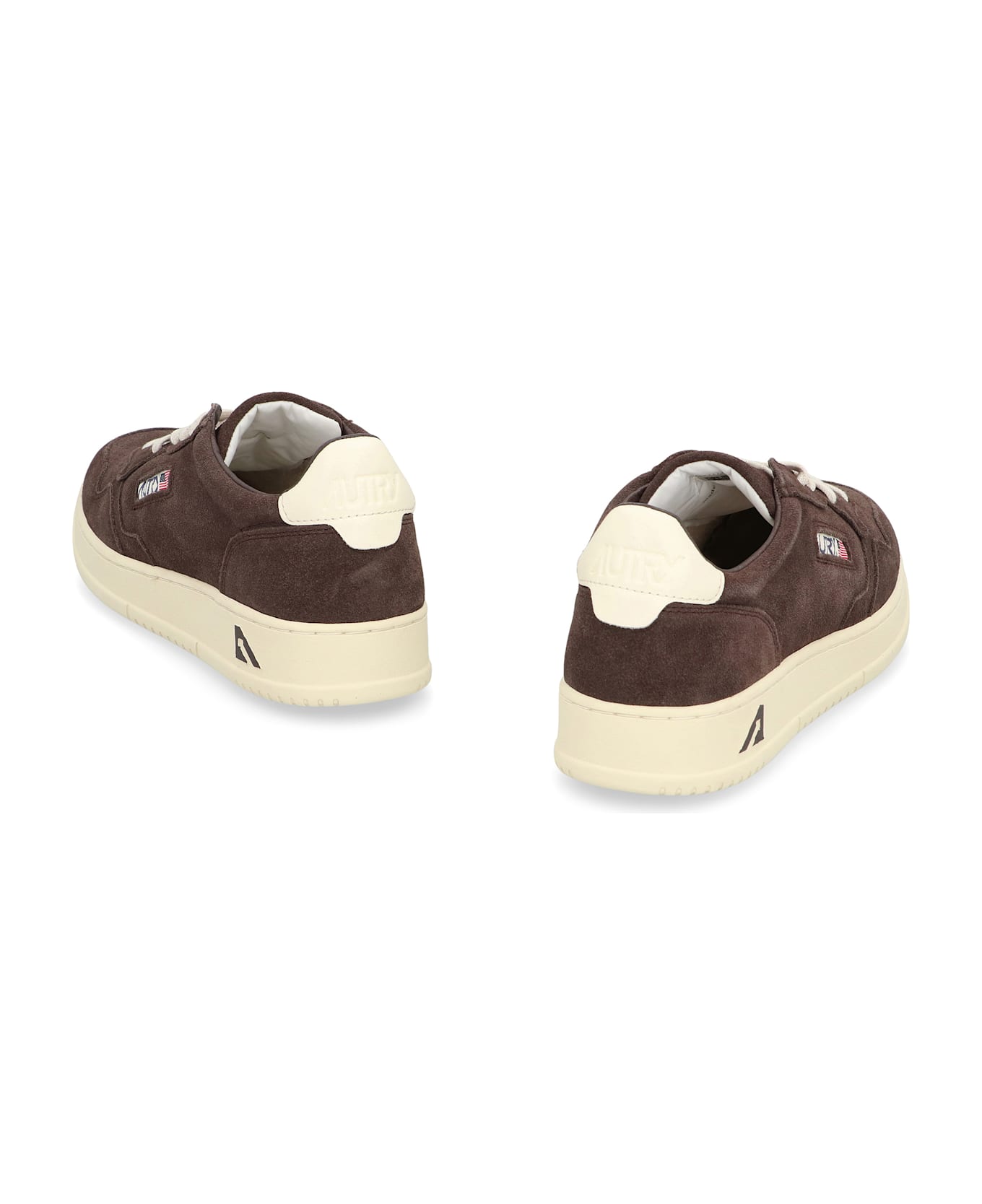 Autry Medalist Suede Low-top Sneakers - Brown