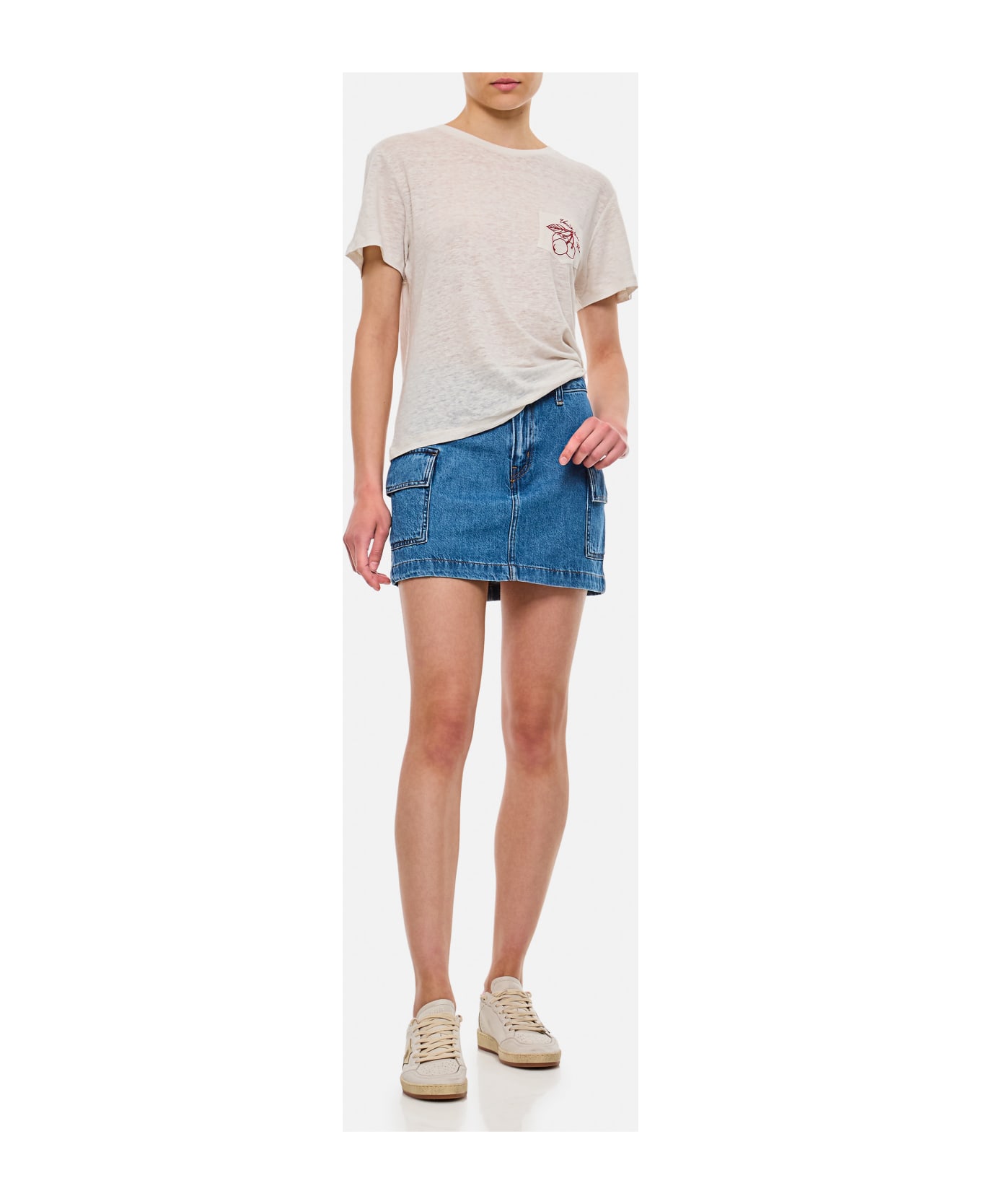 Levi's Cargo Mini Denim Skirt - Blue