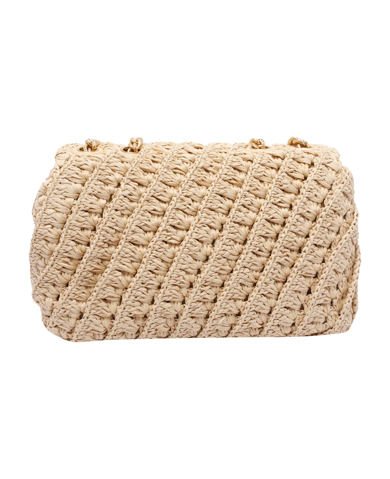Tory Burch Small Kira Woven Convertible Shoulder Bag - Beige