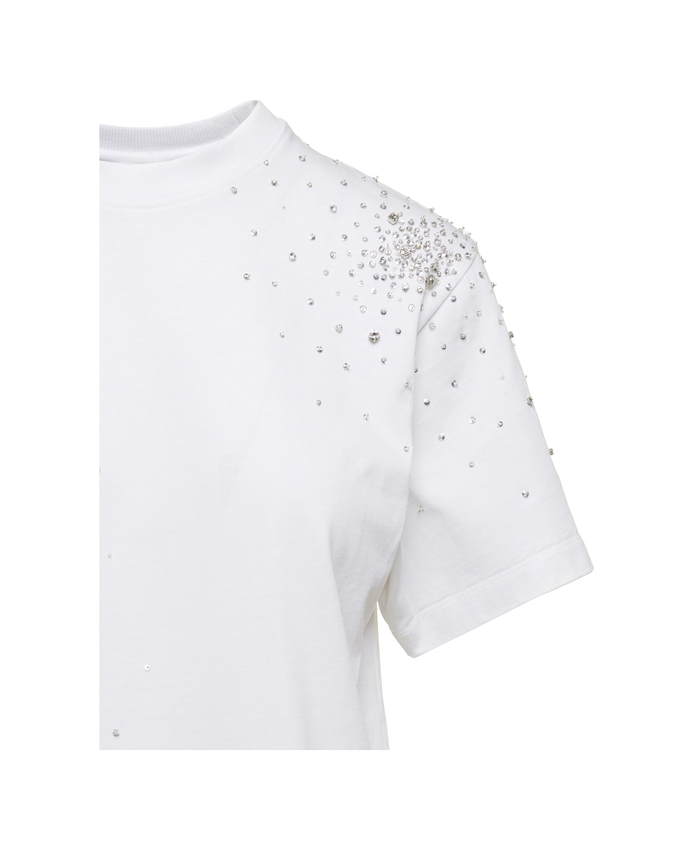 Des Phemmes Splash Embroidery T Shirt - White Tシャツ