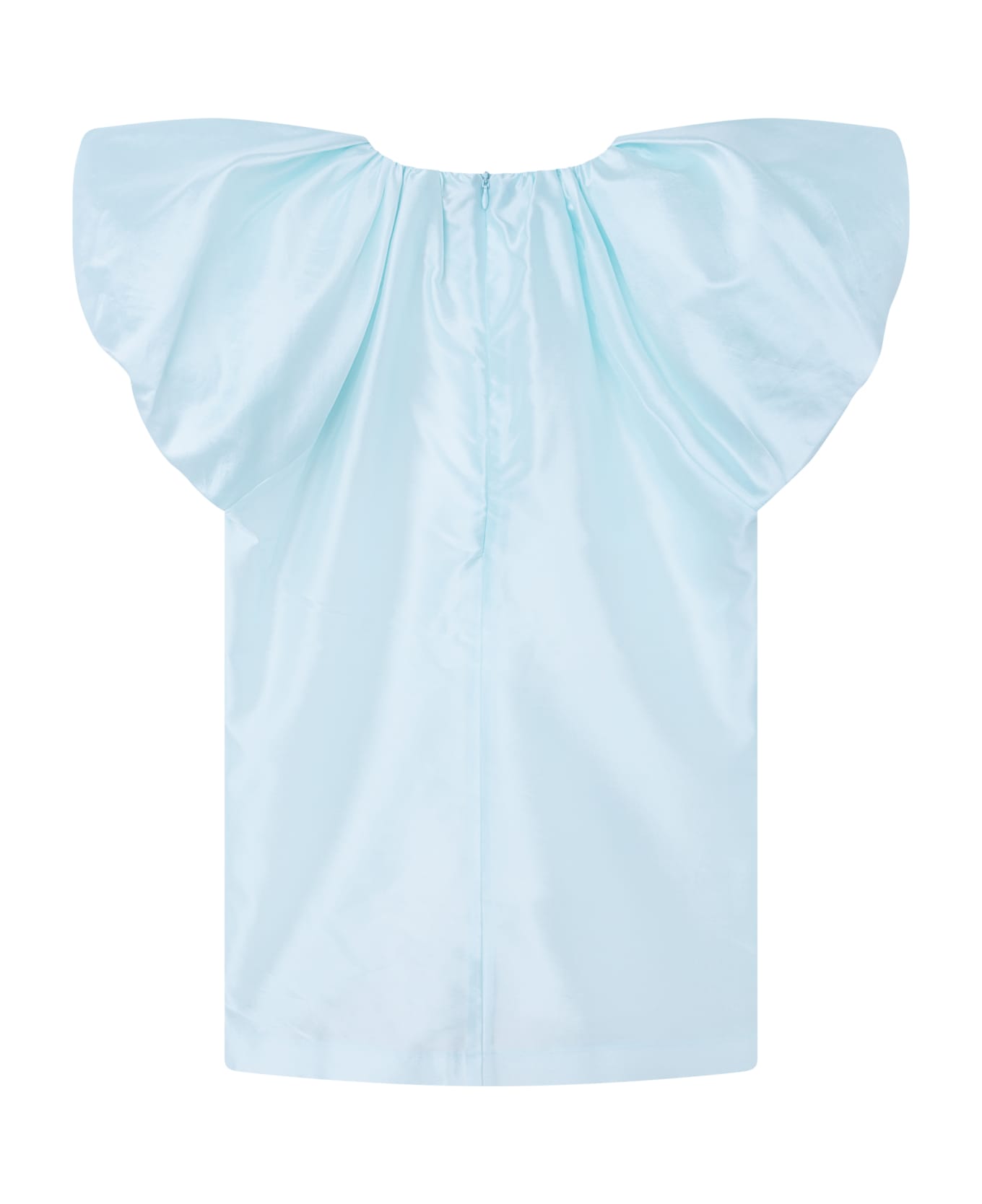Lanvin Dress With Balloon Sleeves - Light blue ワンピース＆ドレス