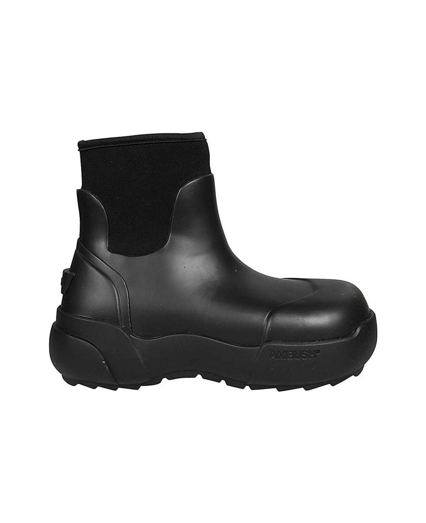 AMBUSH Square-toe Chunky Sole Ankle Boots