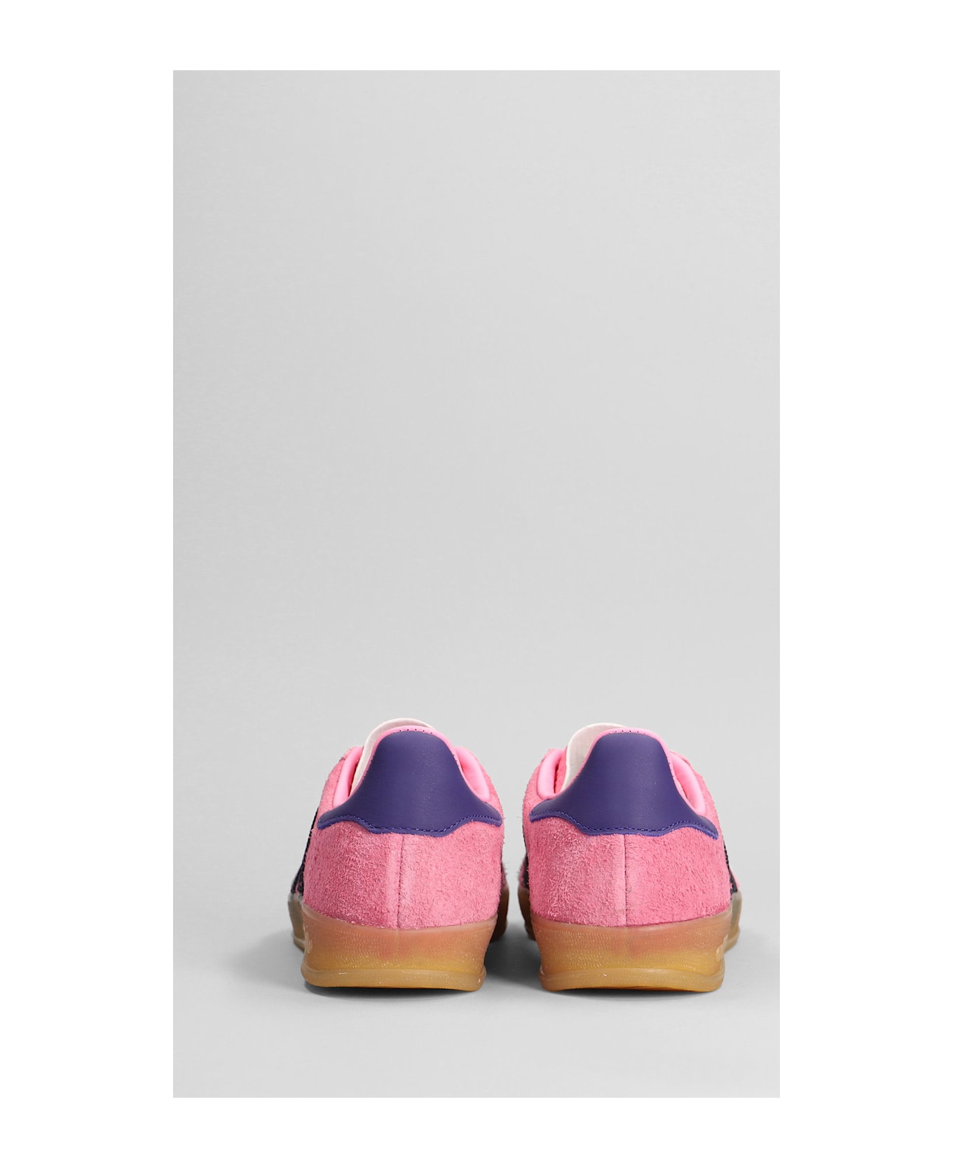 Adidas Gazelle Indoor Sneakers In Rose-pink Suede - rose-pink