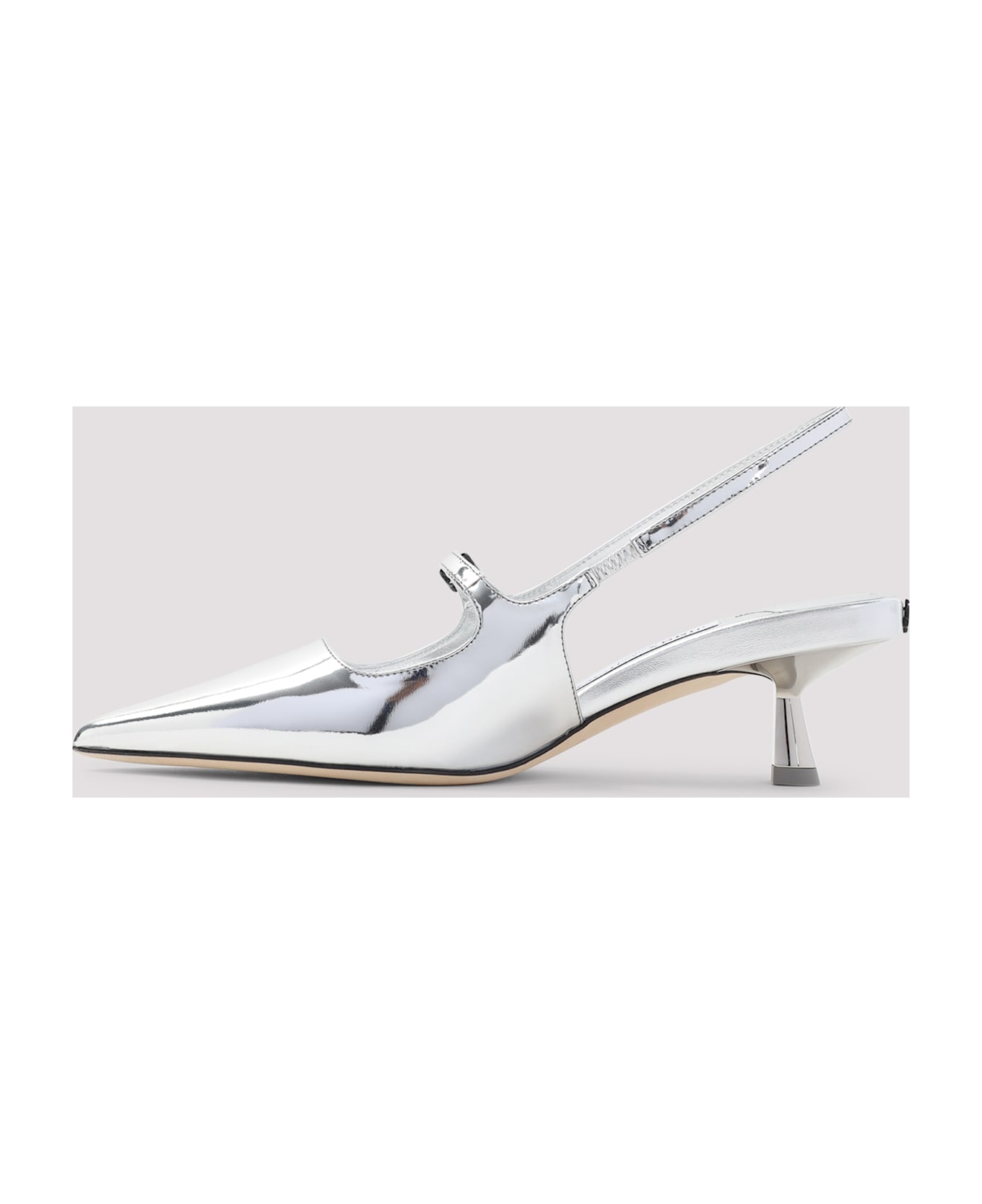 Jimmy Choo Didi 45 Mules - Silver