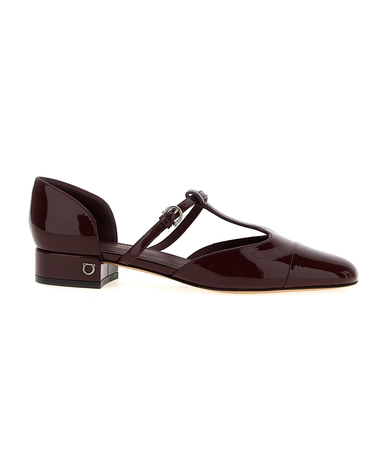 Ferragamo 'linette' Ballet Flats - Bordeaux