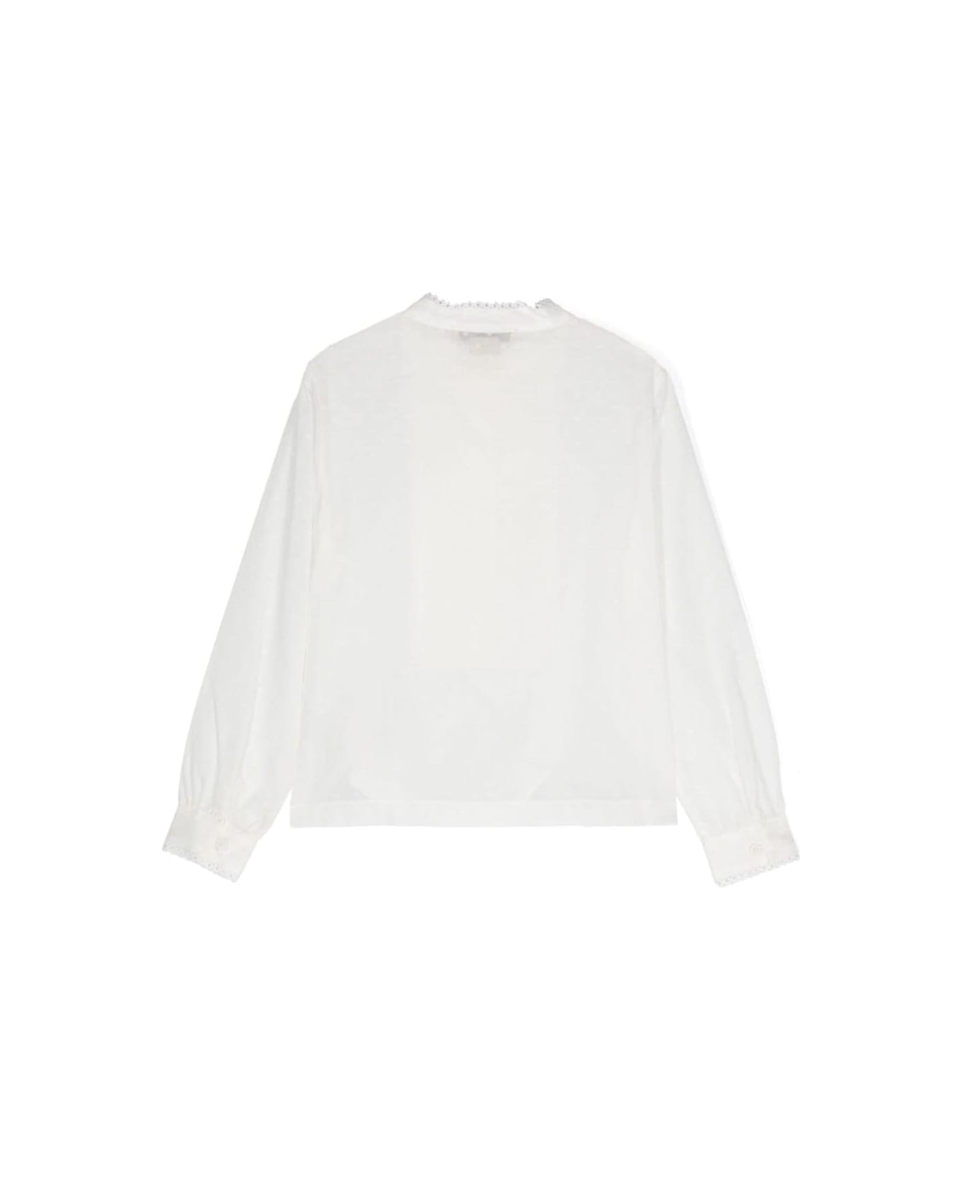 Stella McCartney Kids Blusa Con Ricamo - Cream