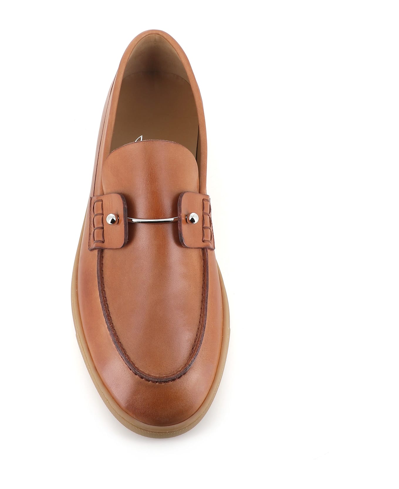 Christian Louboutin Slip-on Chambeliboat Flat - Cognac