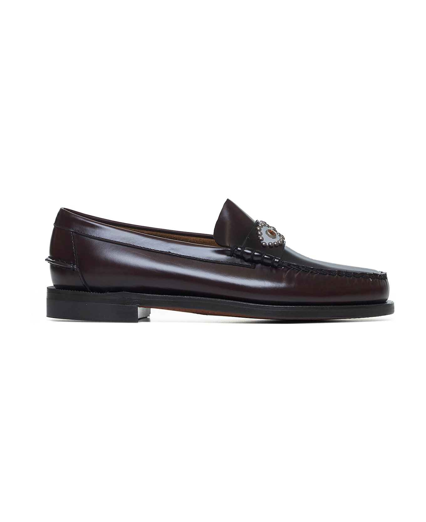 Sebago Loafers - Brown burgundy 2eyes white