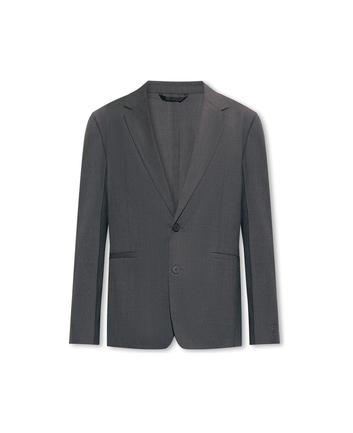 Givenchy Single-breasted Tailored Blazer - Grey