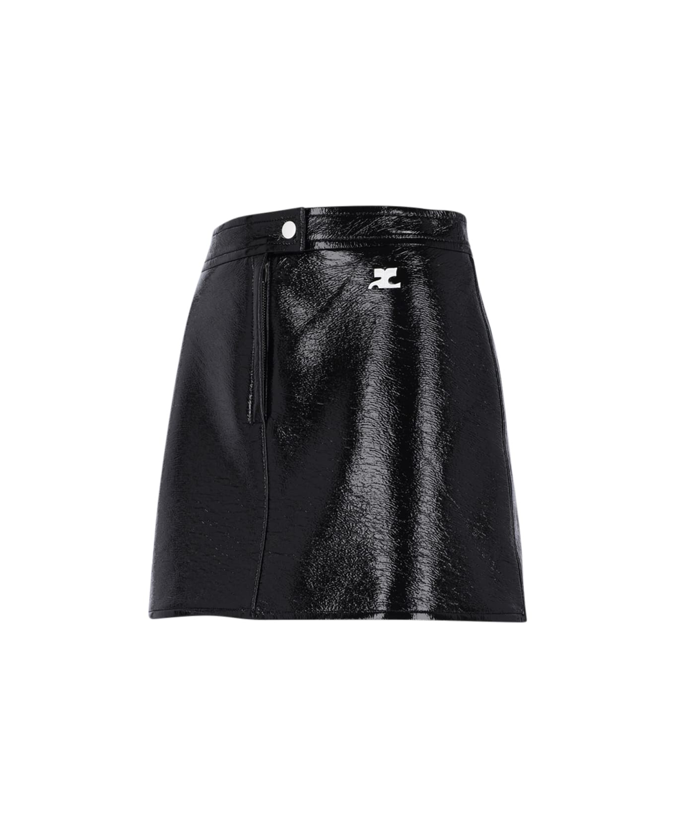 Courrèges Mini Skirt "reedition" - Black  