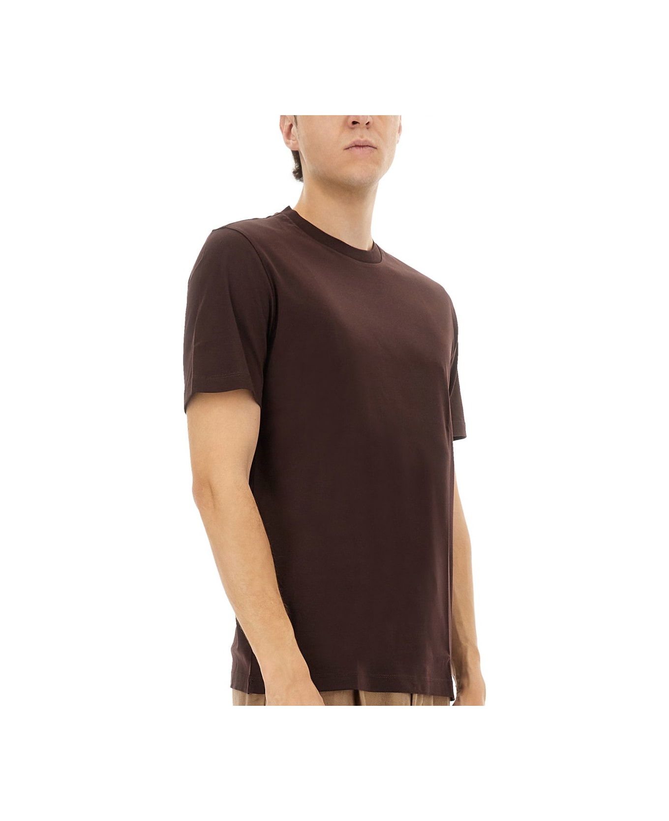 Hugo Boss "l-tesar 14" T-shirt - BROWN