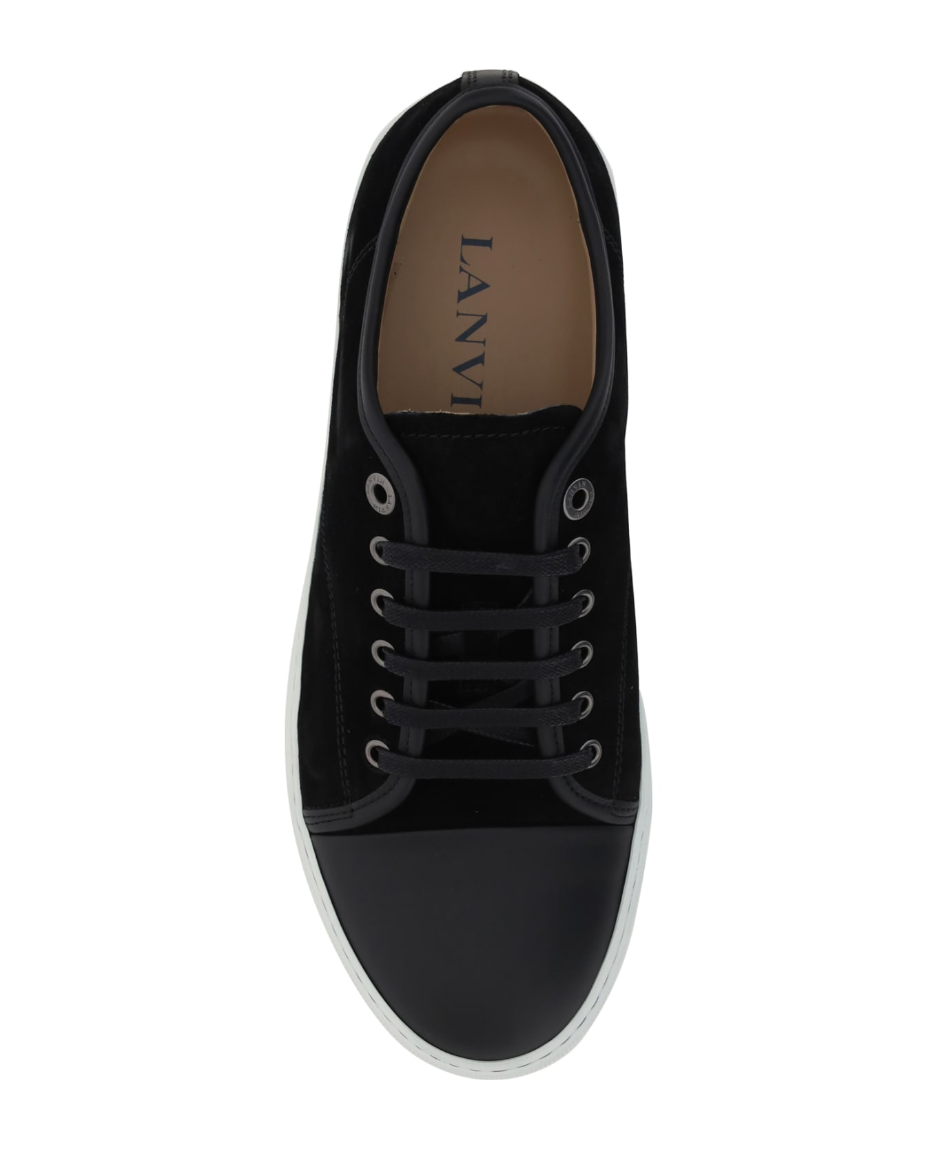 Lanvin Captoe Low Sneakers - Black