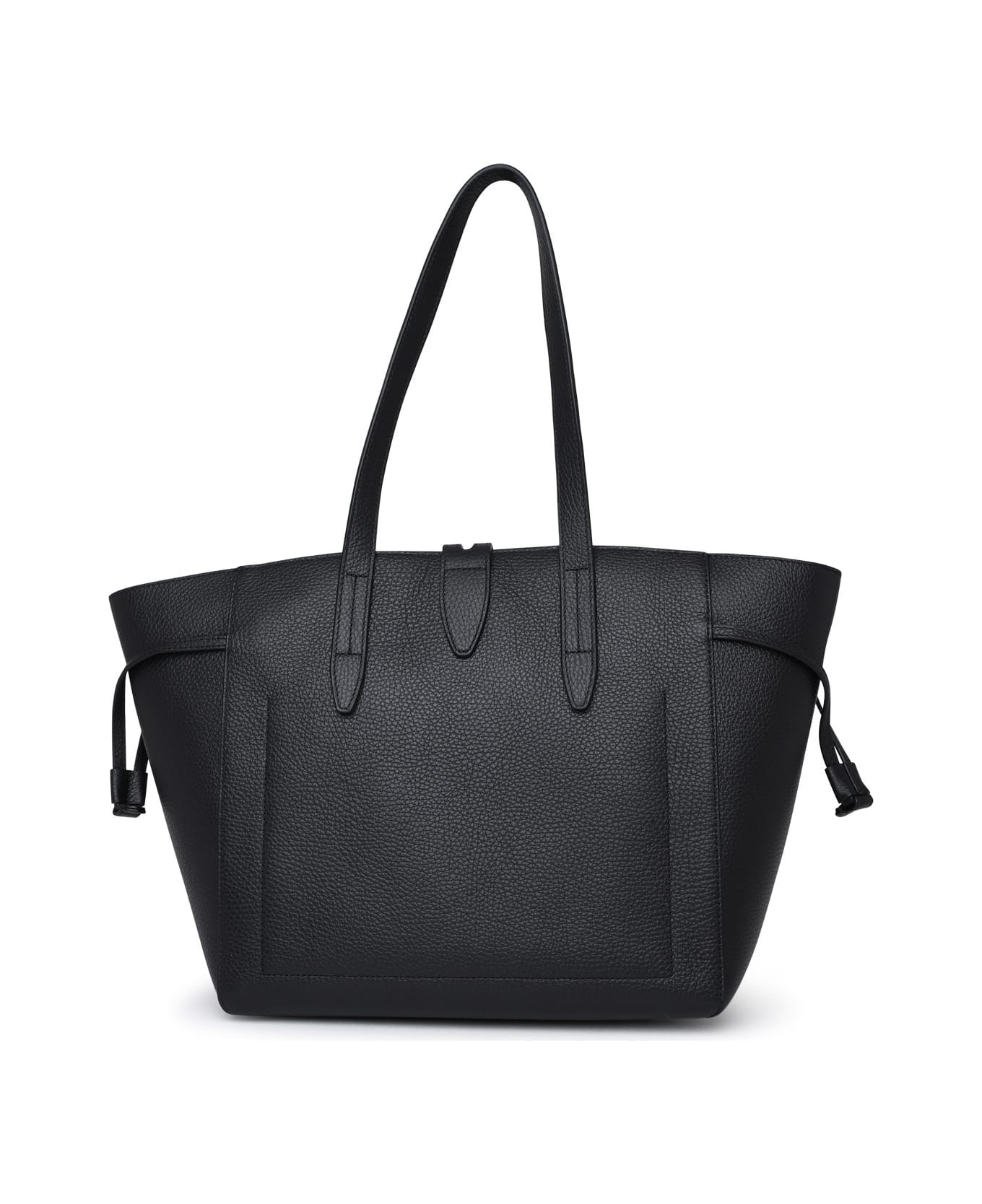 Furla Black Leather Net Large Tote Bag - Nero トートバッグ