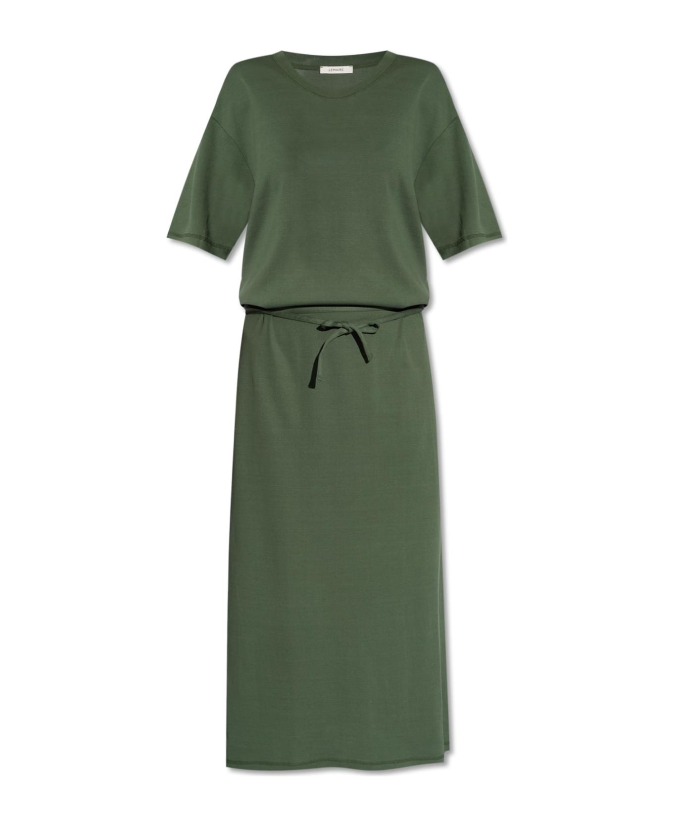 Lemaire Cotton Dress - Smoky Green