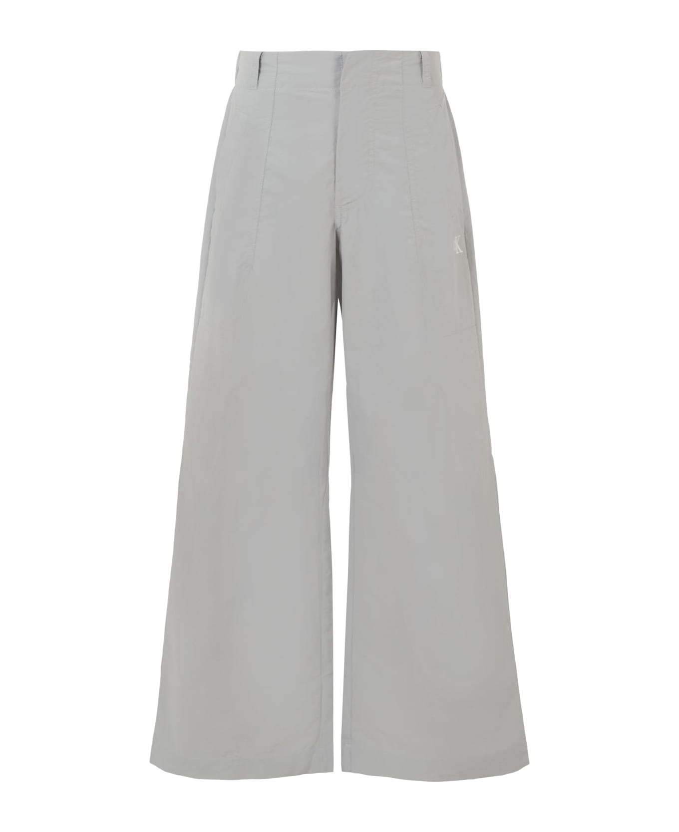 Calvin Klein Lilac Trousers For Girl With Logo - Lilac