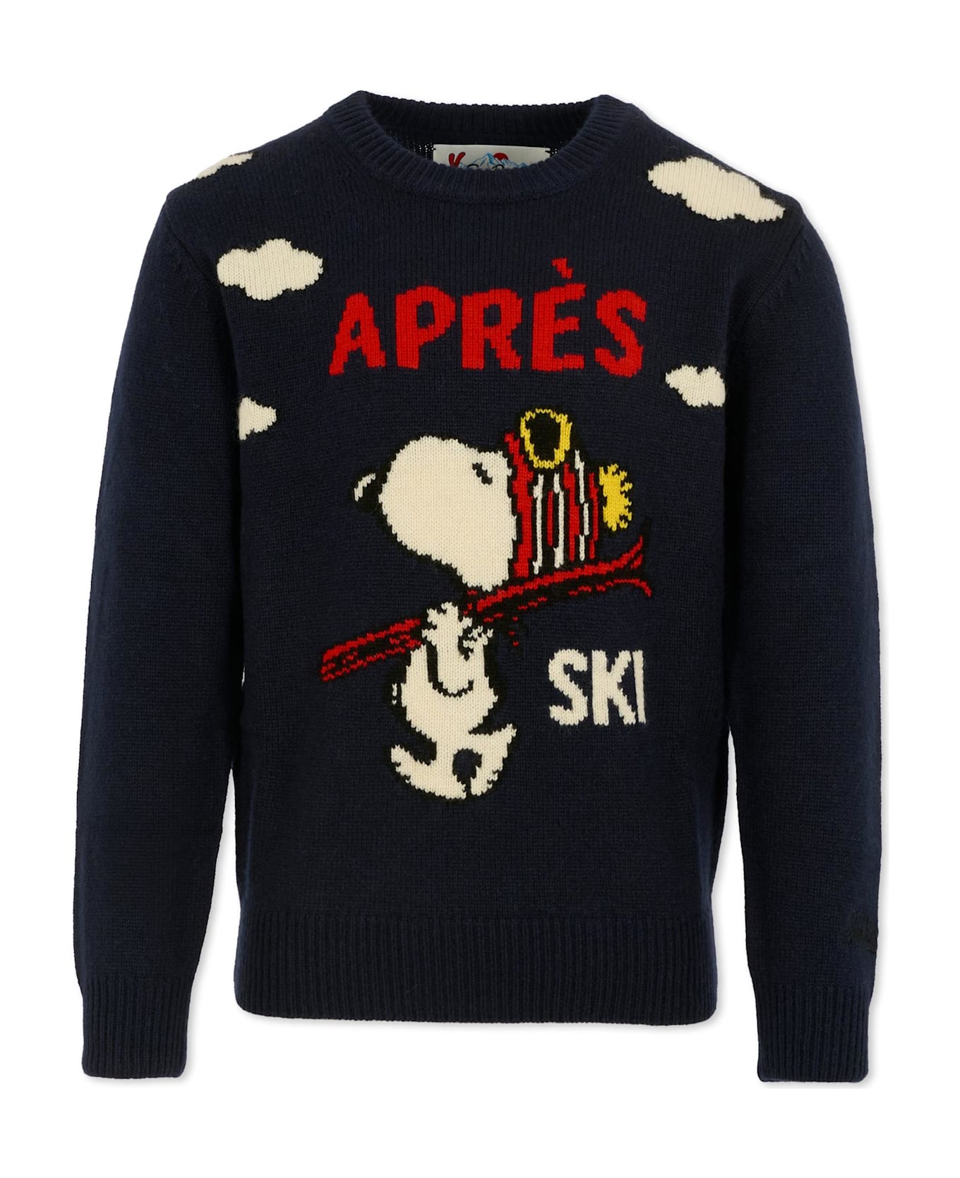 MC2 Saint Barth Blue Sweater For Boy With Snoopy - Blue