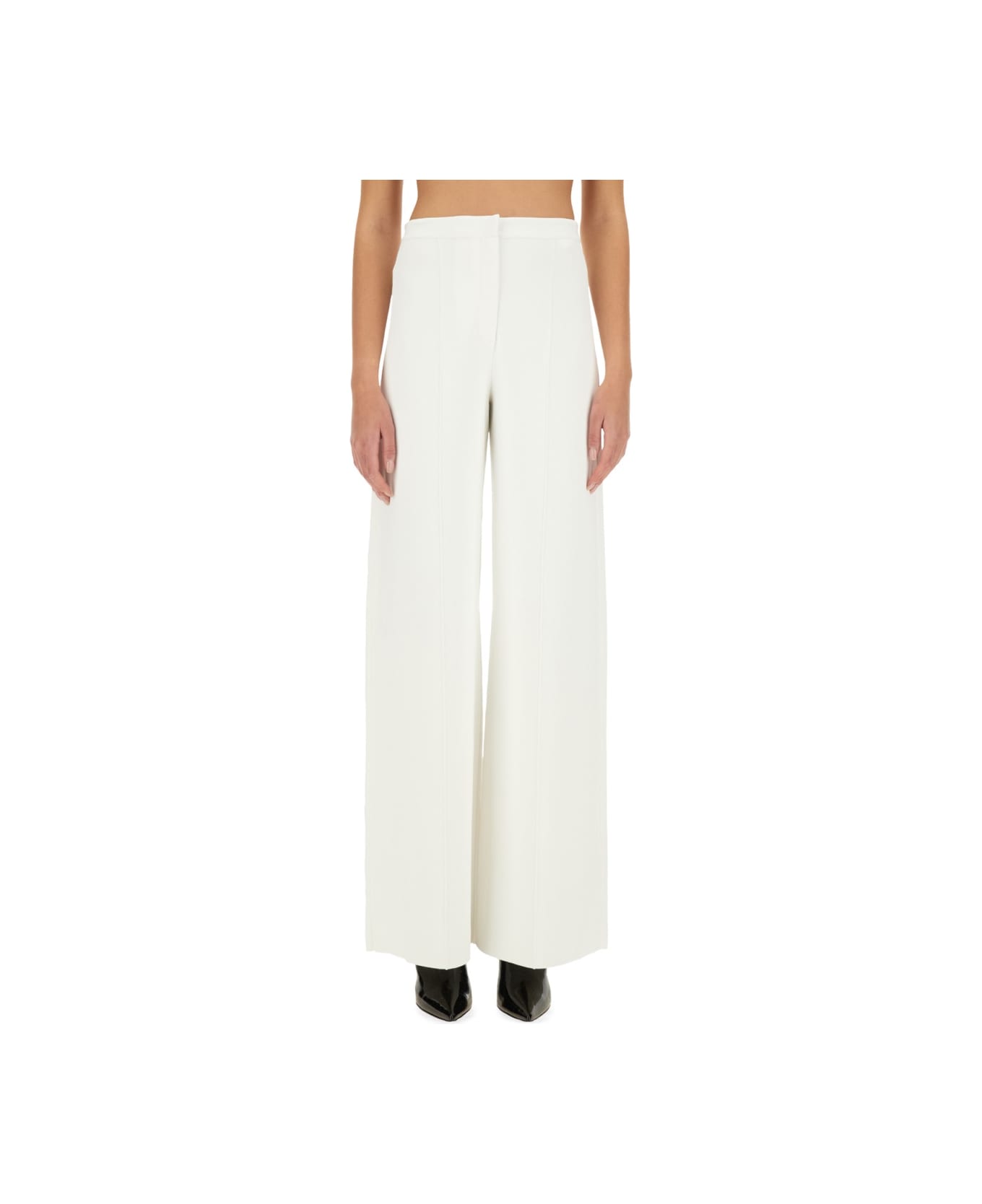 Theory Wide Leg Pants - WHITE