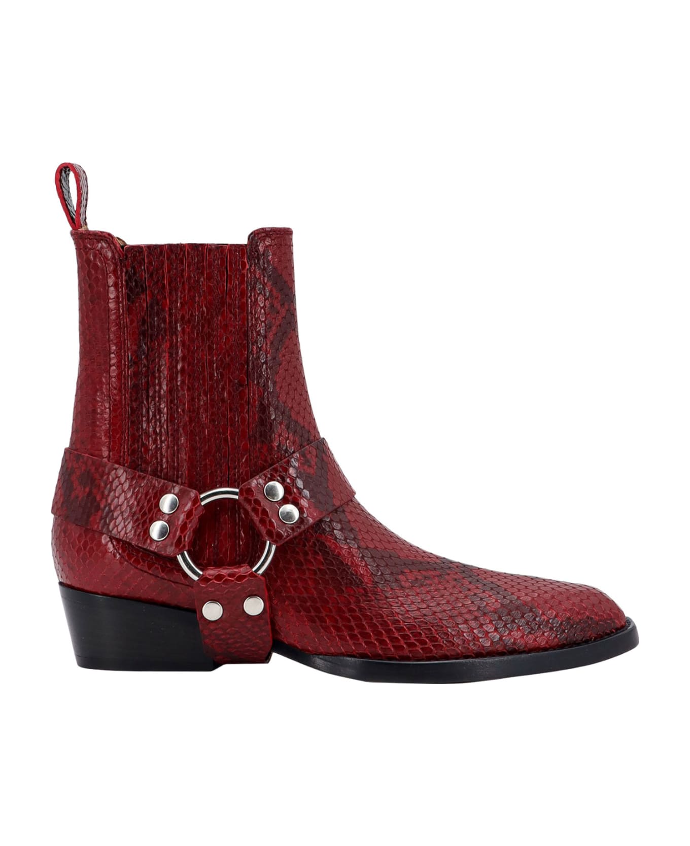 Paris Texas Helena Ankle Boots - Red