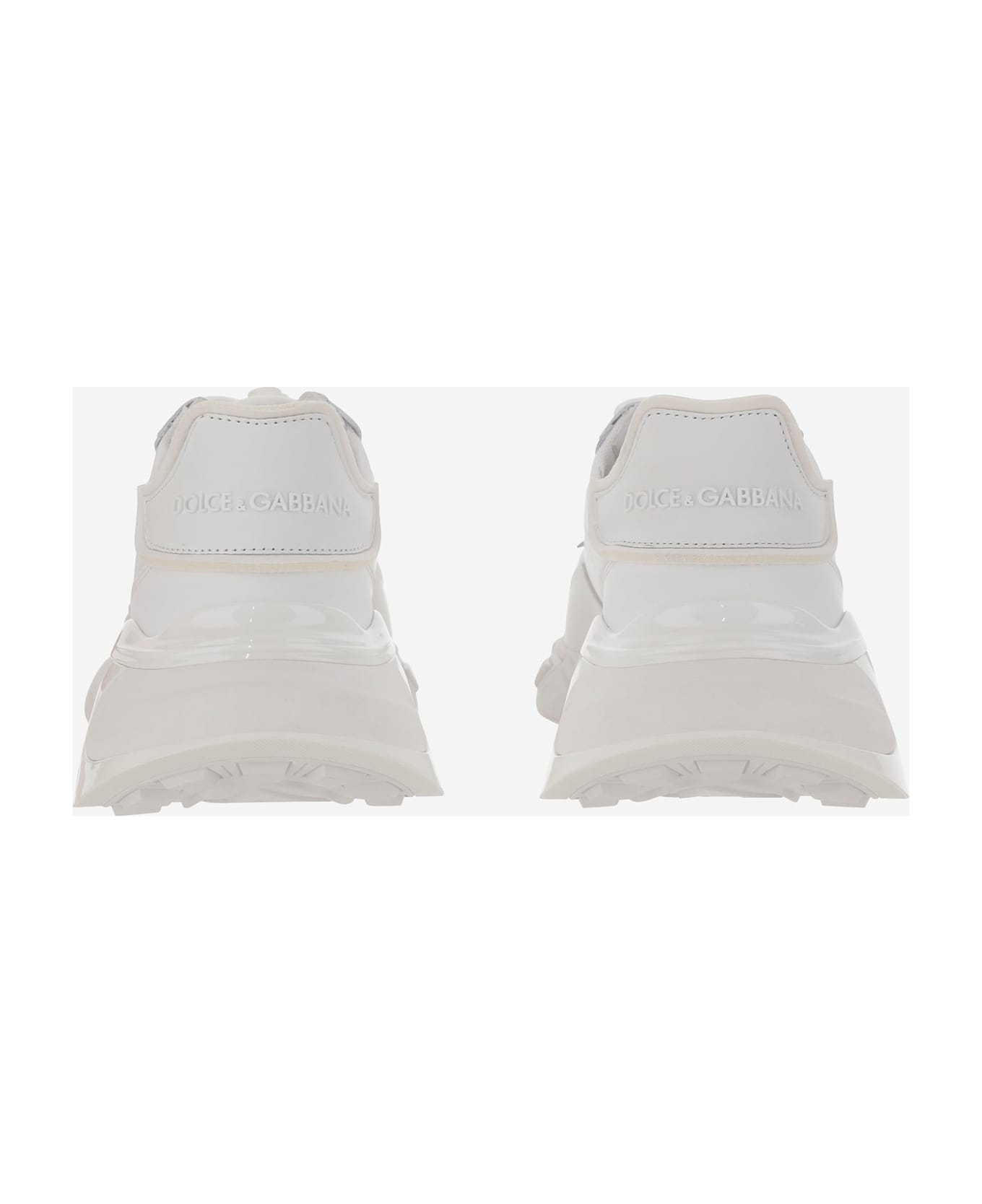Dolce 
Gabbana Chunky Sneakers With Embroidered Logo - White