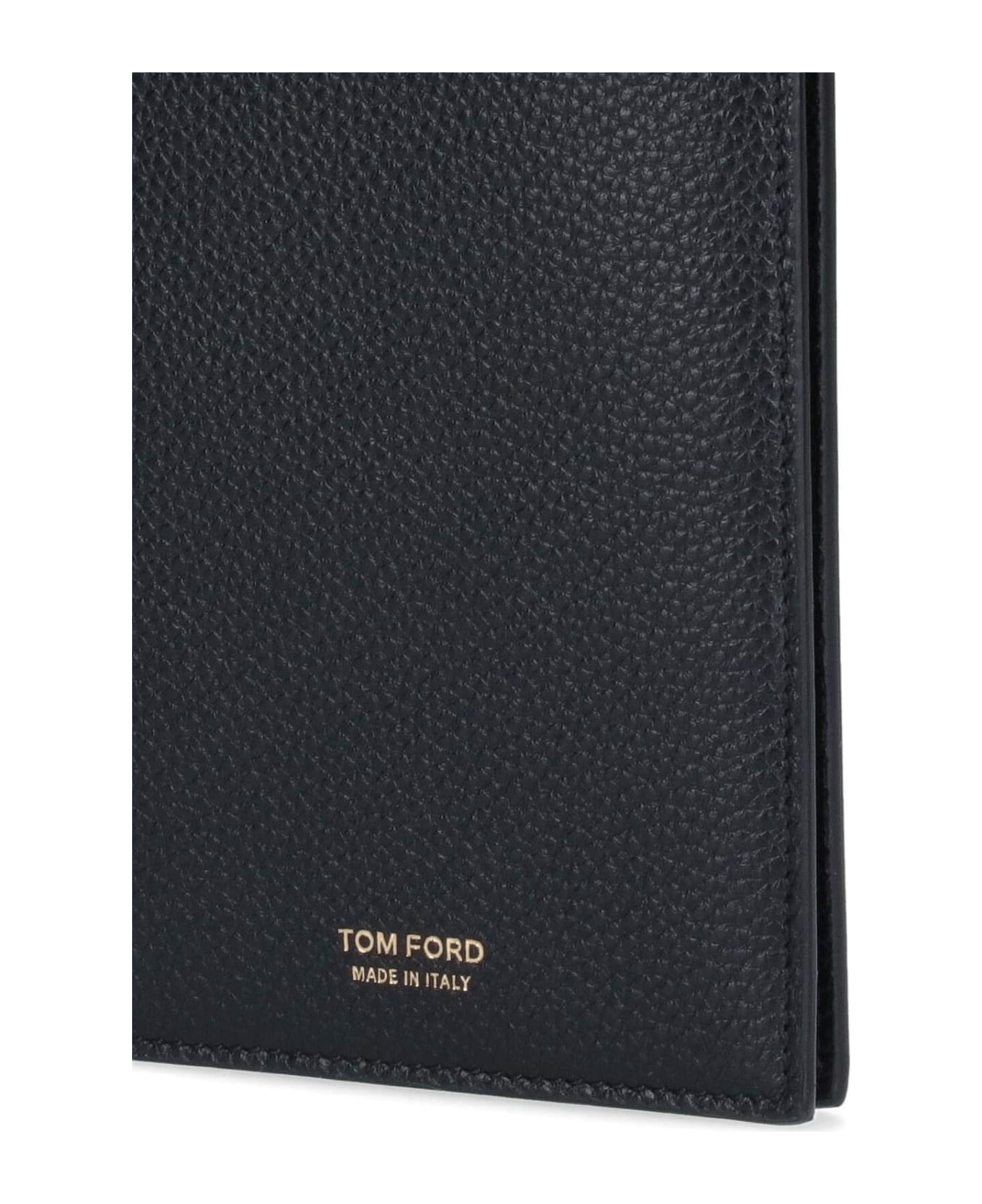 Tom Ford Logo Card Holder - Black  