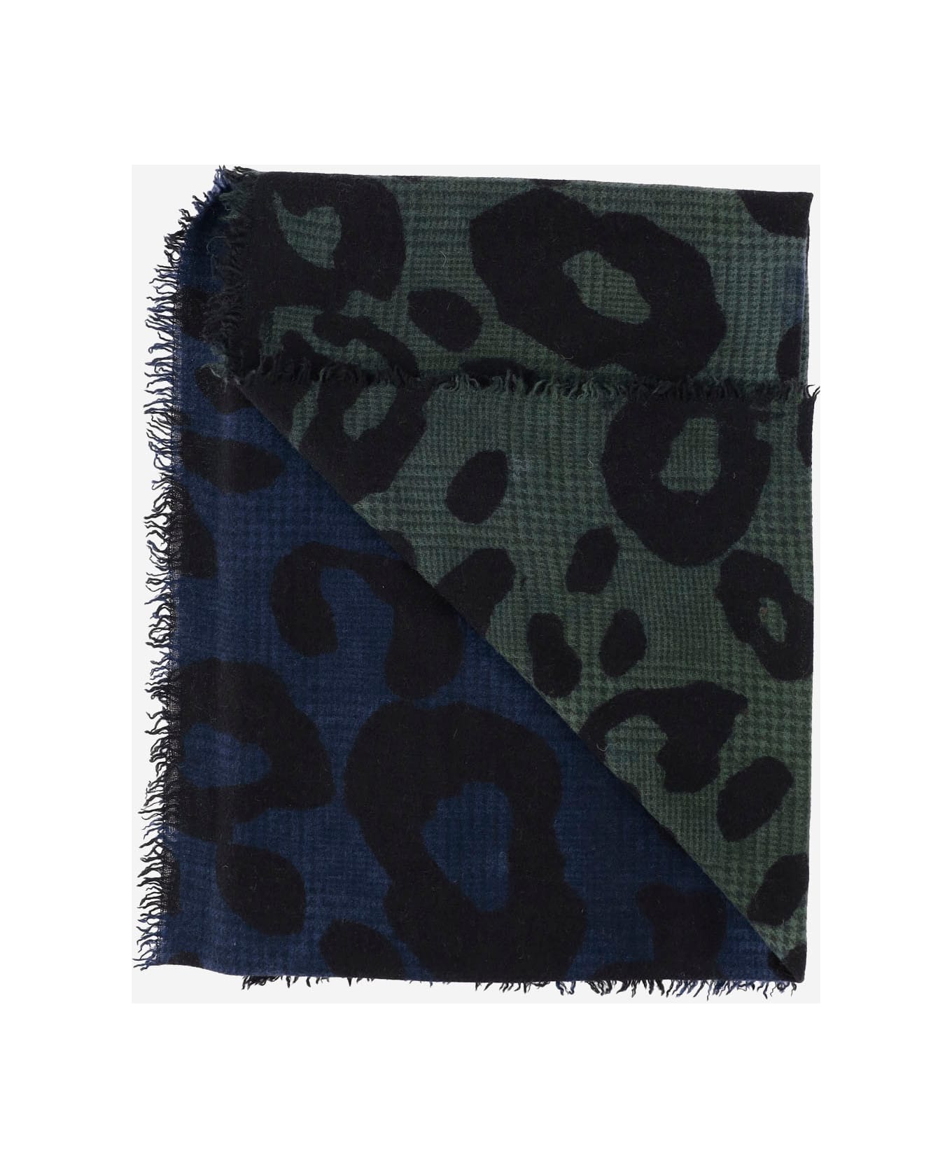 Faliero Sarti Ax Cashmere Scarf - VERDE SCURO