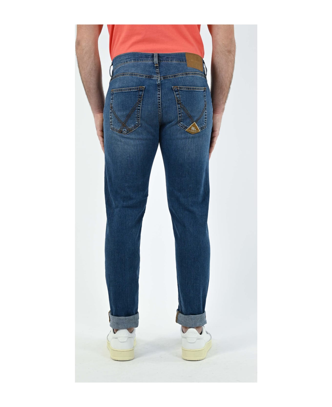 Roy Rogers Jeans Slim New Elias Recycled - BLUE
