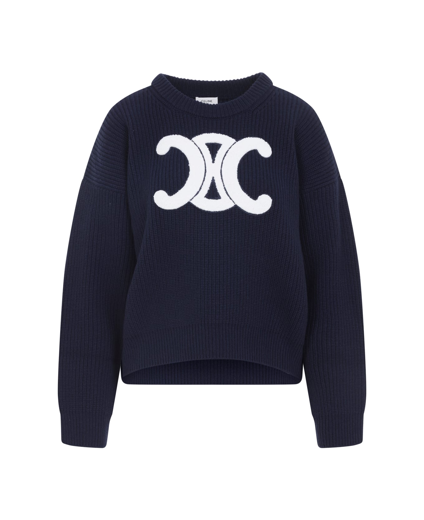 Celine Triomphe Pullover - BLUE